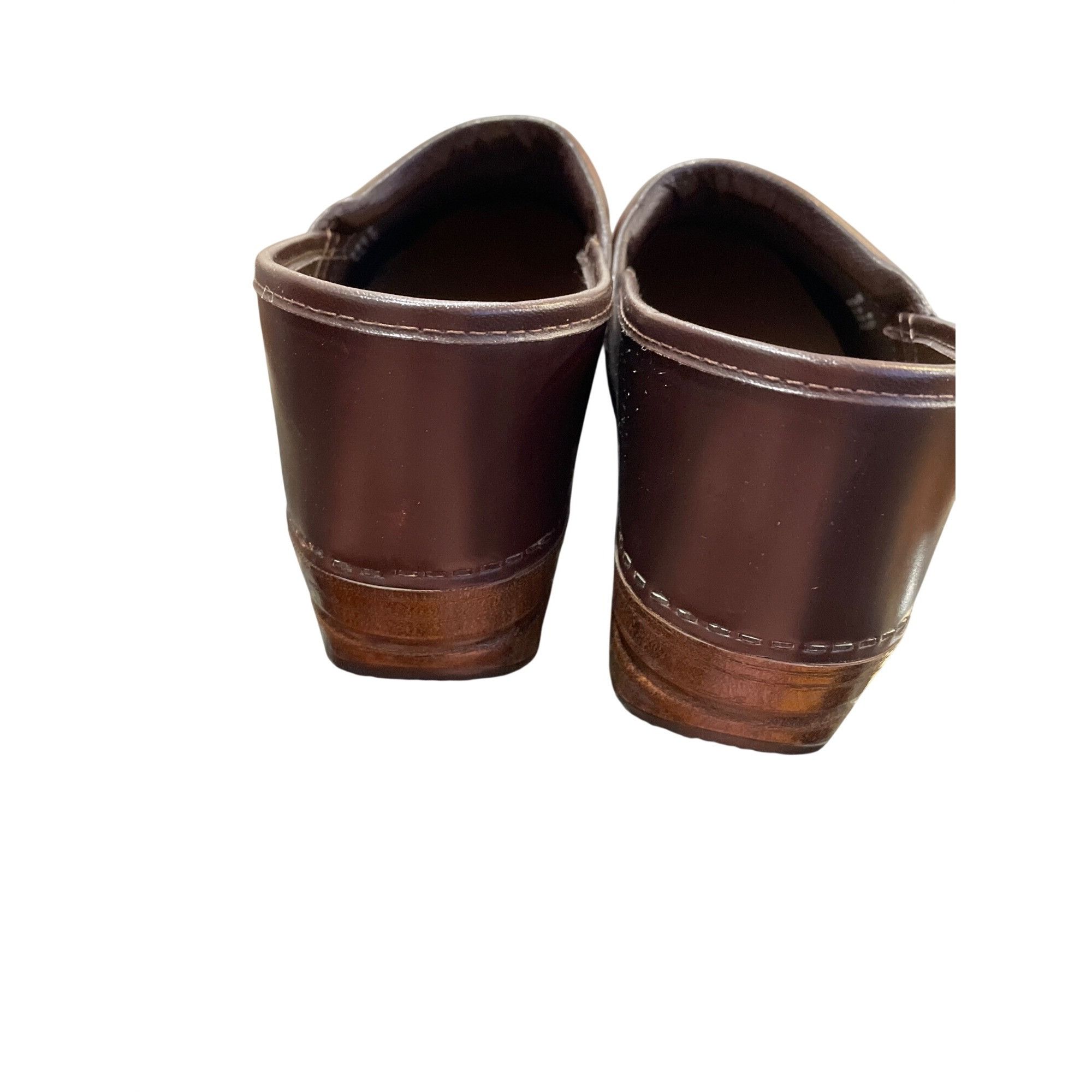 Dansko Dansko wms brown leather nursing day wear mules clogs sz 10- Size US 10 / IT 40 - 13 Thumbnail