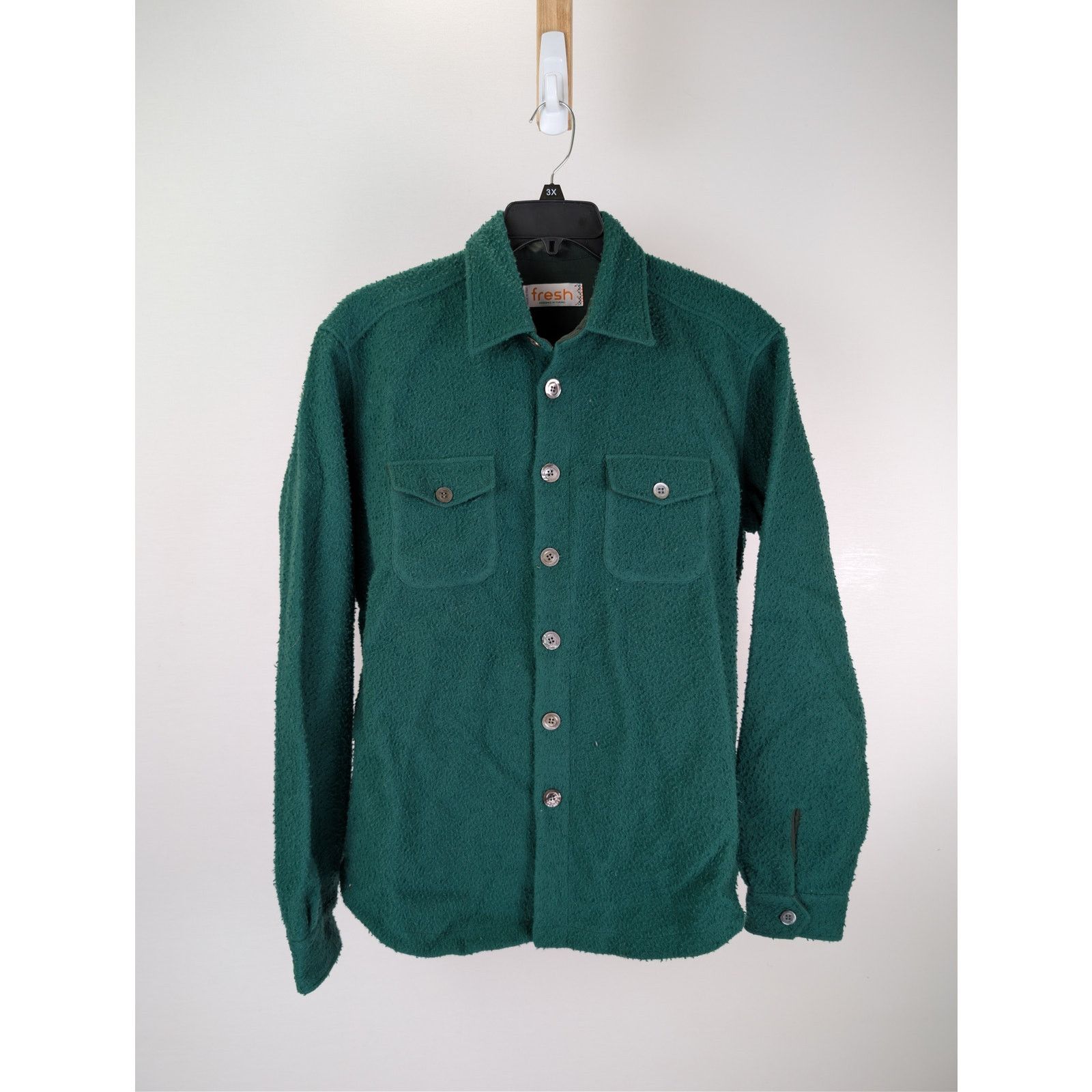 Other o1rshd1 CC20 Fresh Casentino Wool Overshirt Shirt in green Size US M / EU 48-50 / 2 - 8 Thumbnail