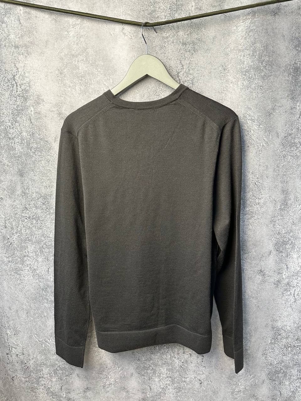 Jil Sander × Uniqlo Jil Sander Uniqlo J+ V-Neck Wool Sweater Jumper Pullover Size US L / EU 52-54 / 3 - 3 Thumbnail