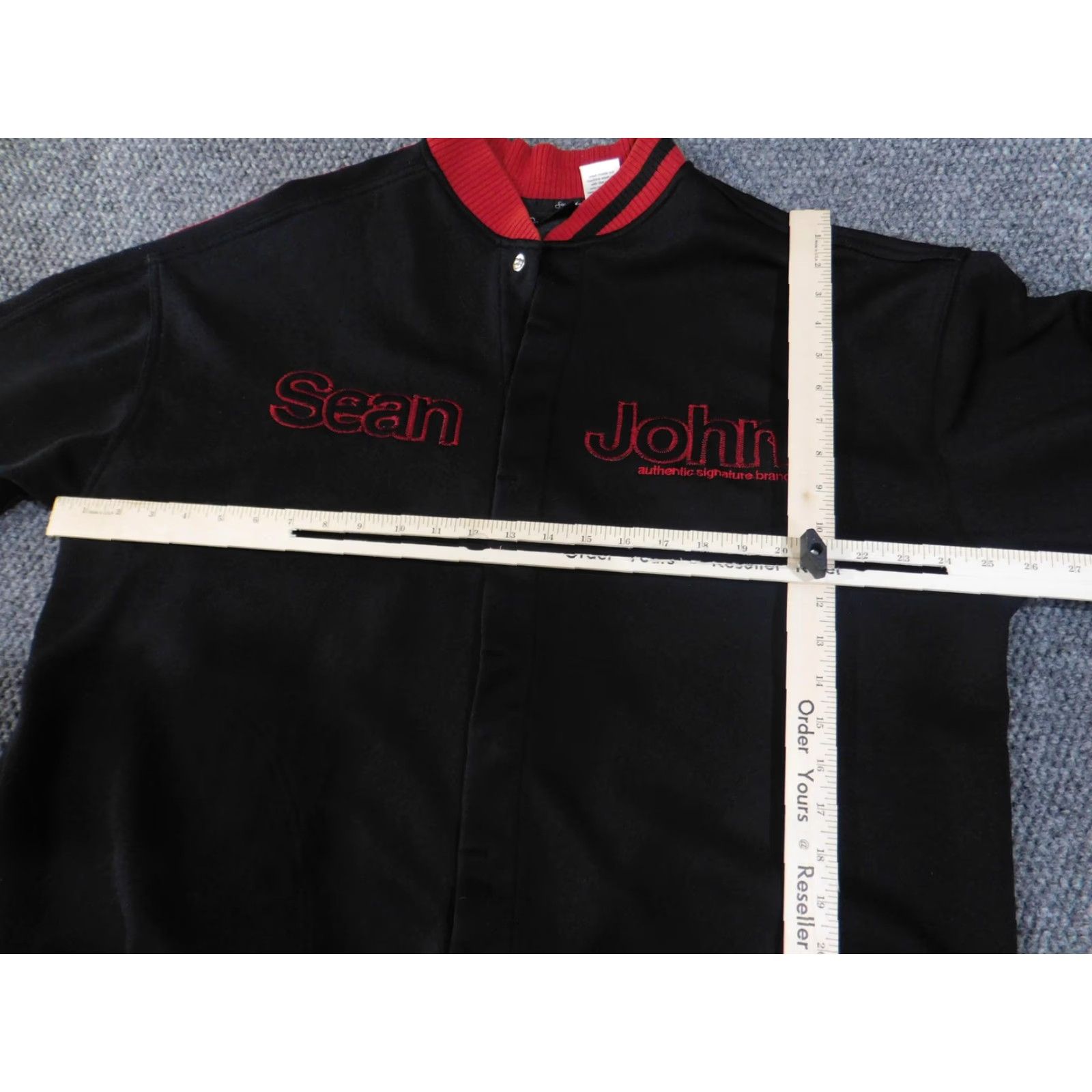Sean John Sean John Jacket Mens XL Black Varsity Hip Hop Style Size US XL / EU 56 / 4 - 5 Thumbnail