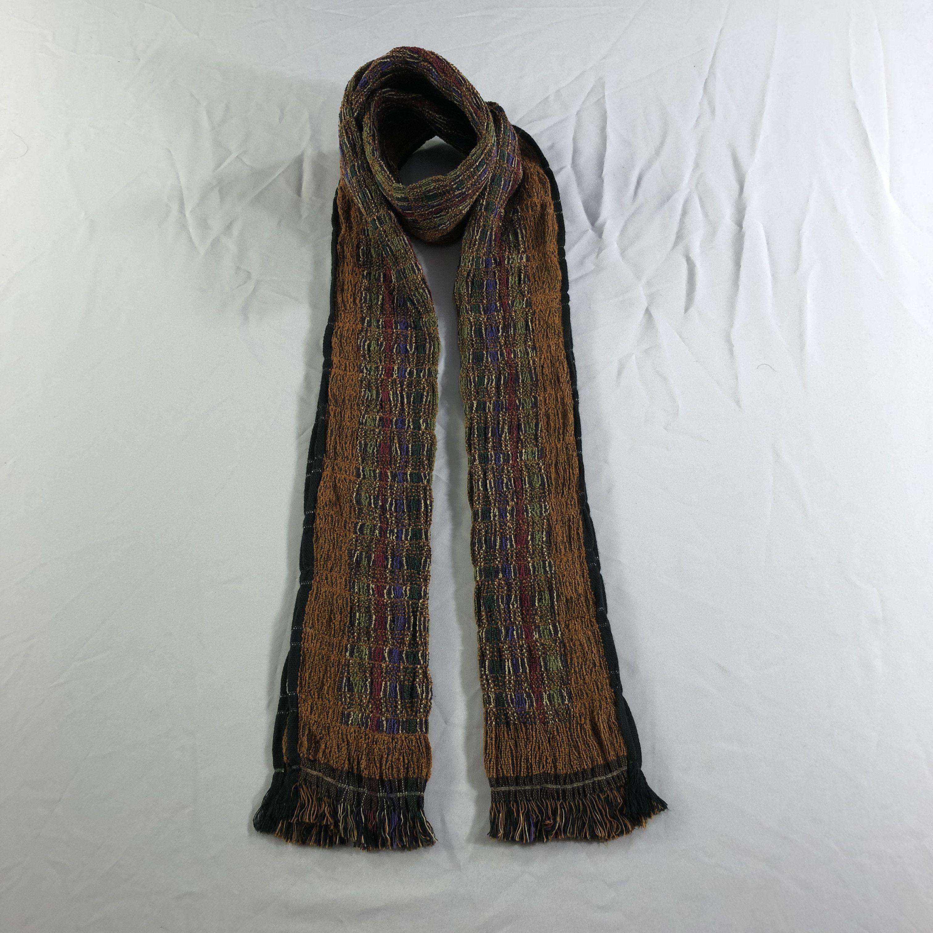 Missoni Missoni Multicolor Cotton Scarf Muffler Neckwear V2314 Size ONE SIZE - 1 Thumbnail