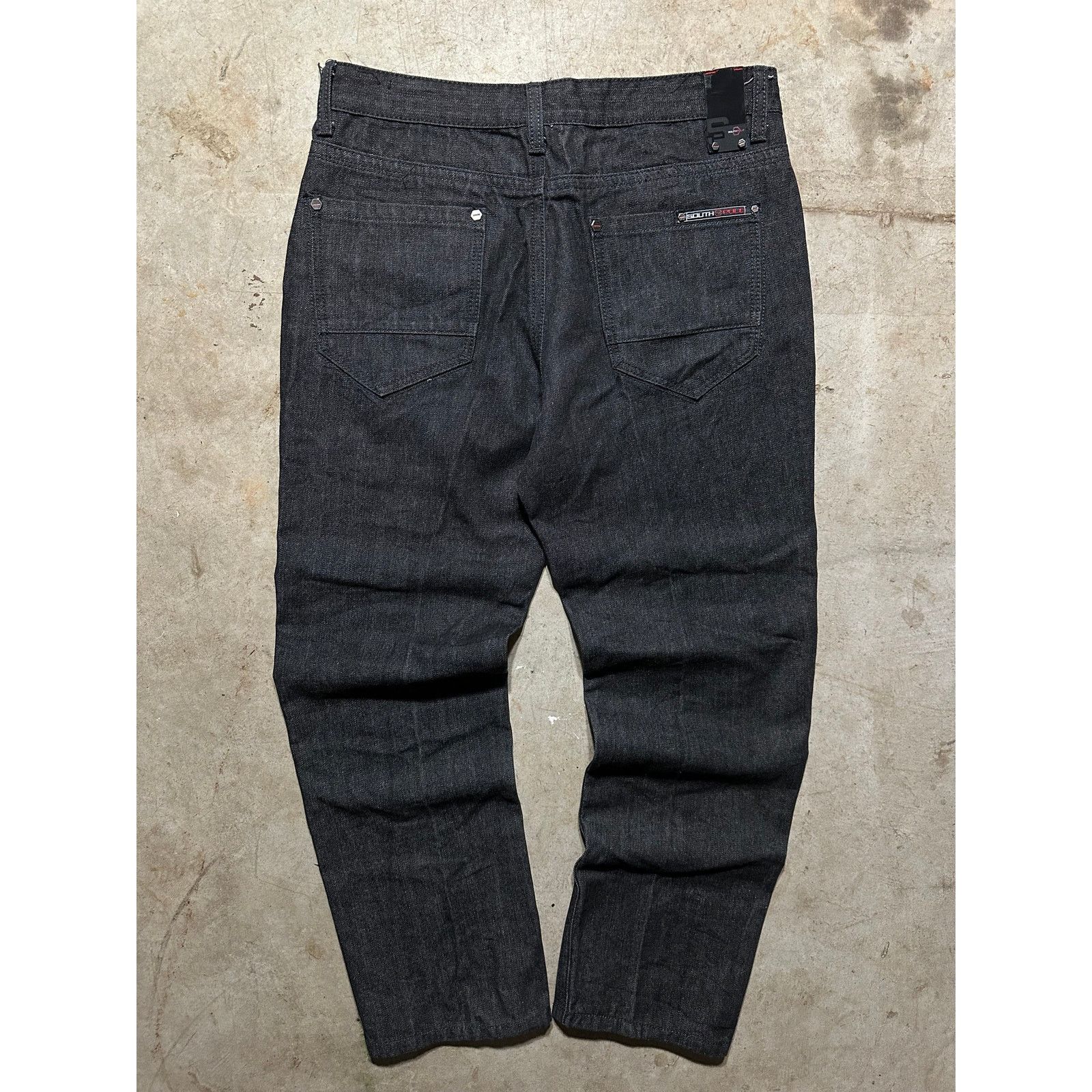 Southpole × Vintage Y2K Southpole Black Denim Jeans 36 Dark Wash Hip Hop Baggy Size US 36 / EU 52 - 1 Thumbnail