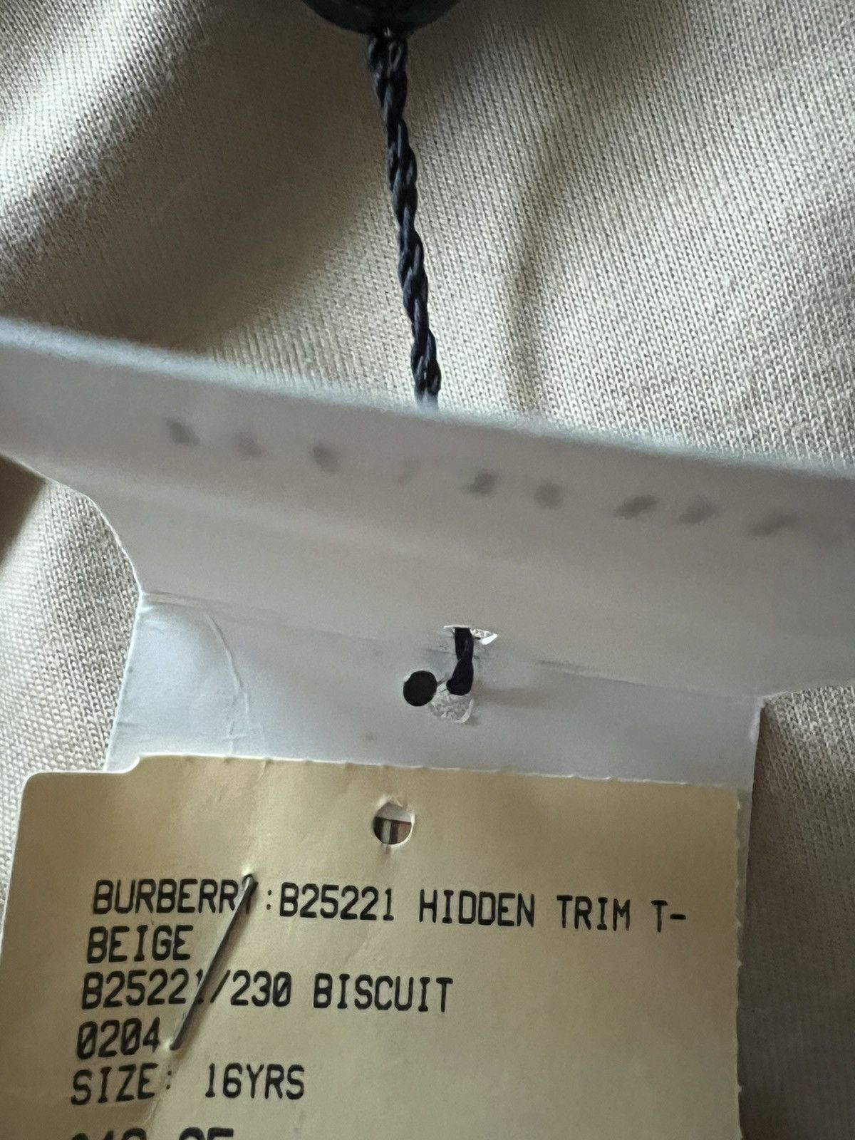 Burberry Burberry Hidden Trin T-Beige Long Sleeve Size US XS / EU 42 / 0 - 4 Thumbnail