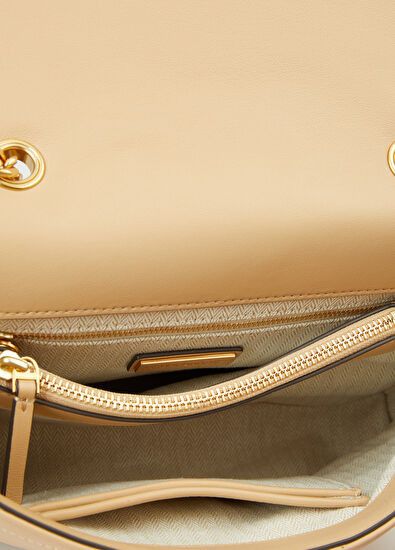 Tory Burch o1s22i1n1024 Size: OS / Kira Large Shoulder Bag in Beige Size ONE SIZE - 5 Thumbnail