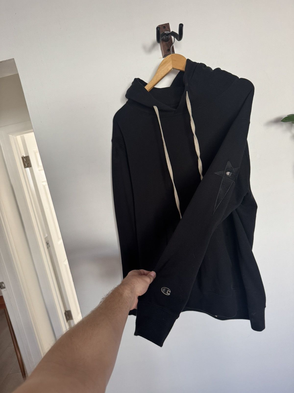 Rick Owens Champion hoodie Size US L / EU 52-54 / 3 - 2 Thumbnail