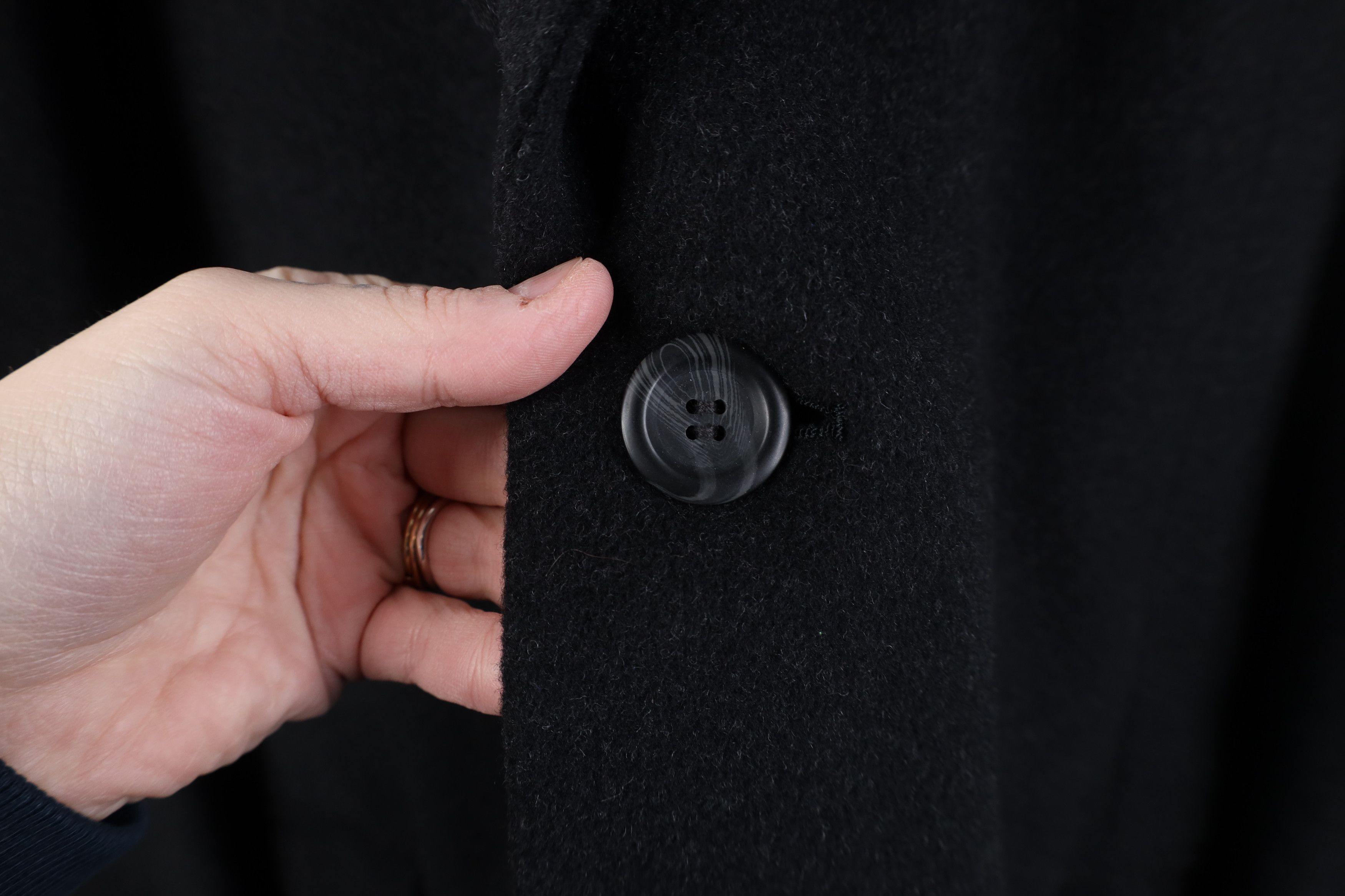 Vintage Vintage 90s Streetwear Overcoat Jacket Charcoal Gray Size US XXL / EU 58 / 5 - 7 Thumbnail