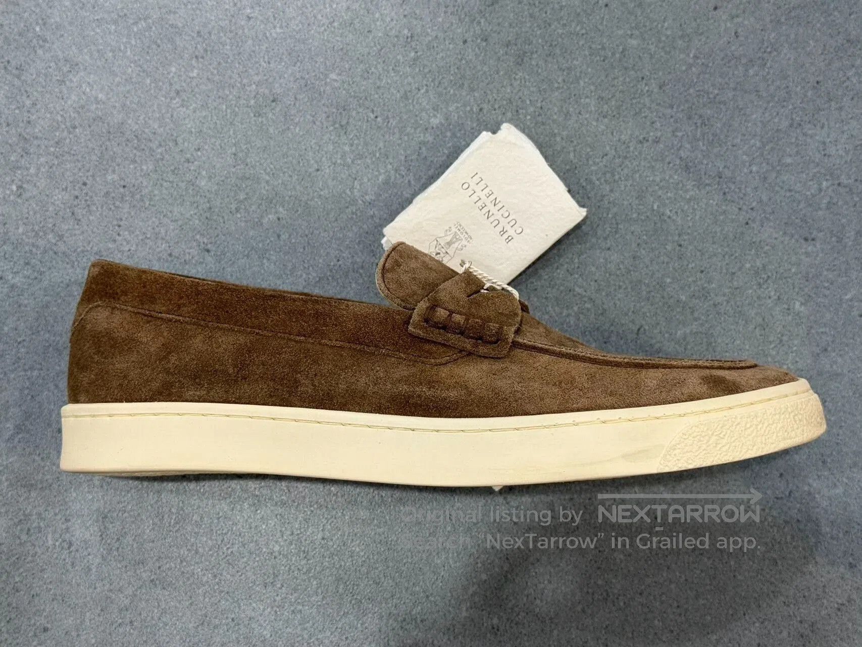 Brunello Cucinelli Brunello Cucinelli Men's Suede Casual Shoes. Size US 6 / EU 39 - 6 Thumbnail