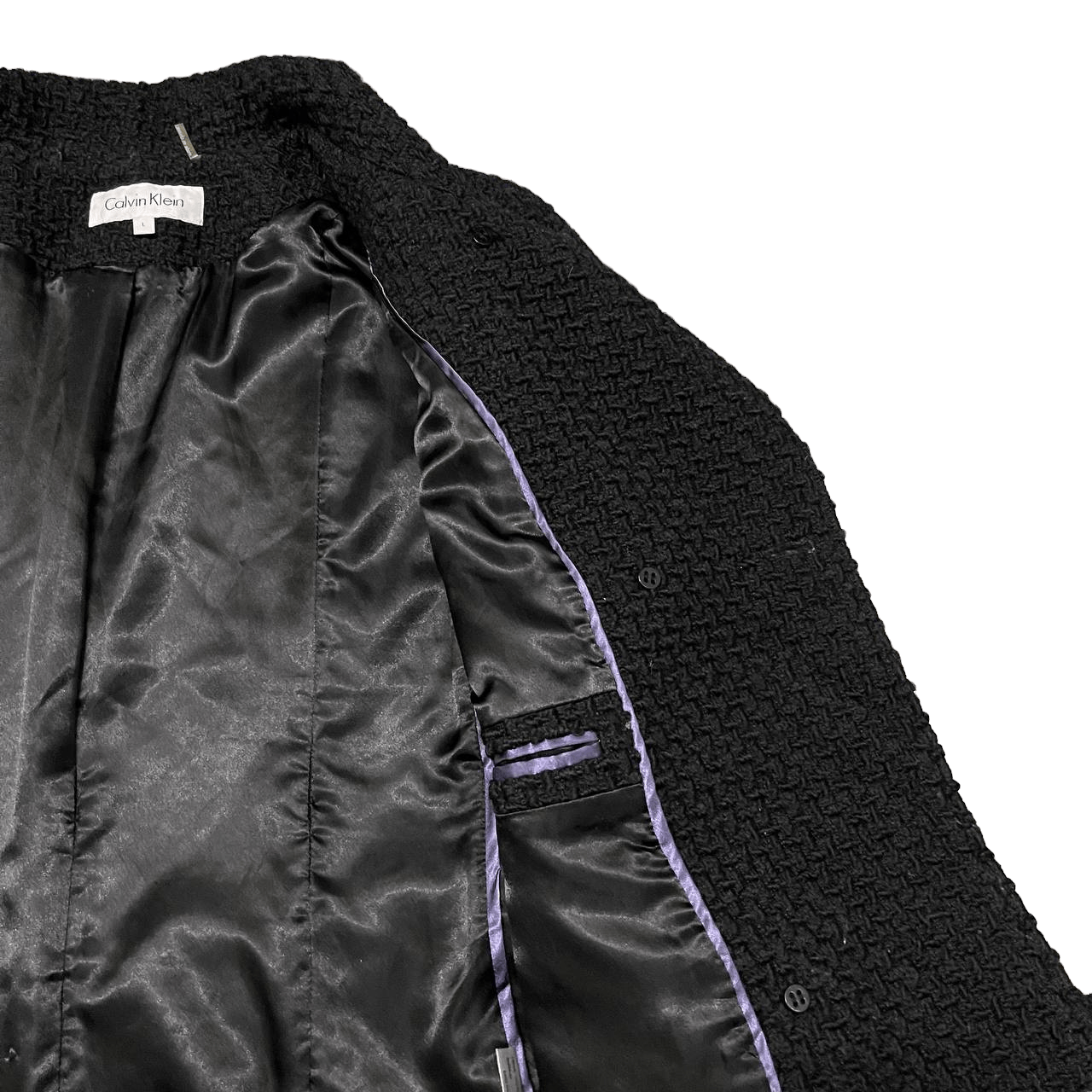 Vintage Calvin Klein Wool Coat Double Breasted