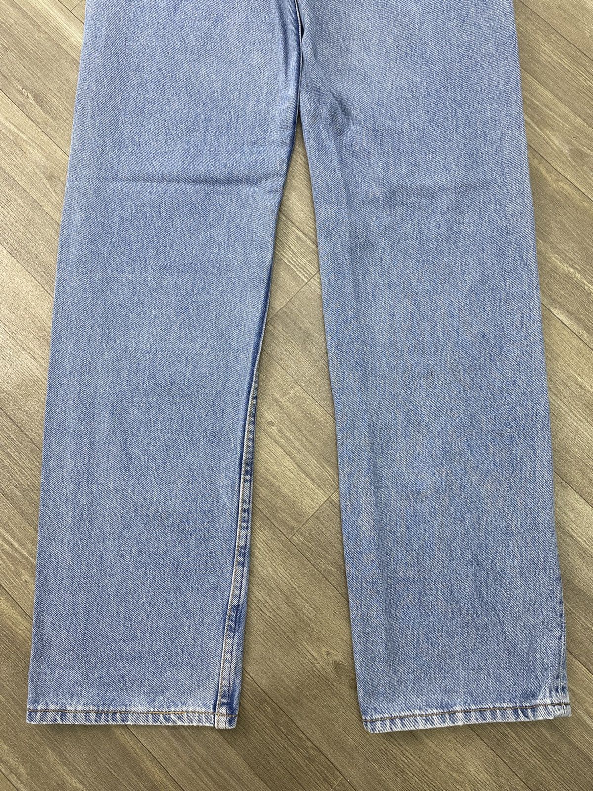 Levi's Vintage Clothing 🇺🇸1990s Vintage Levis 501 USA Straight 33x36 Light Blue Jeans Size US 30 / EU 46 - 12 Thumbnail