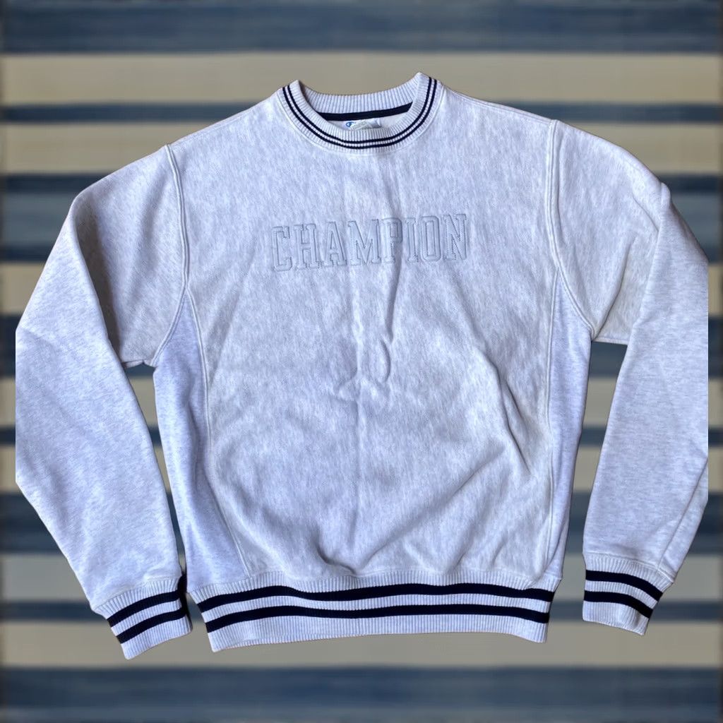 Champion VINTAGE Champion Reverse WEAVE Crewneck Sweatshirt Gray Spell Out Small Mens Shirt Size US S / EU 44-46 / 1 - 1 Thumbnail