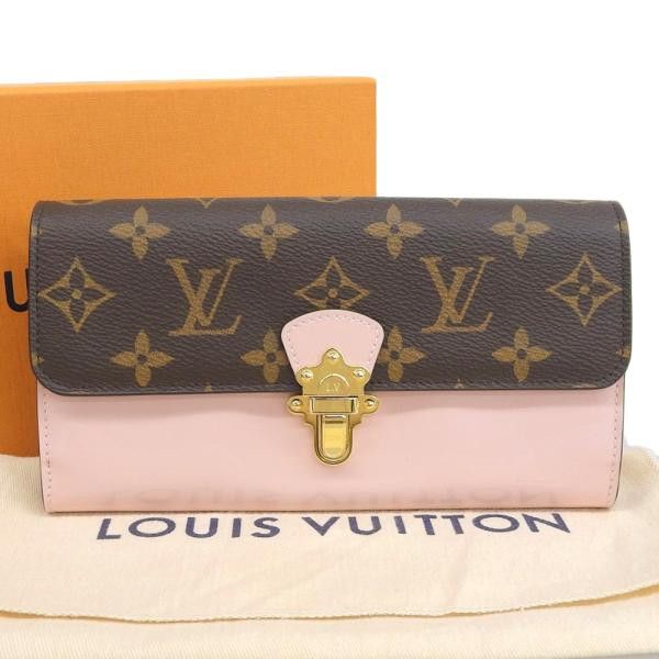 image of Louis Vuitton Monogram Cherrywood Wallet in Pink, Women's