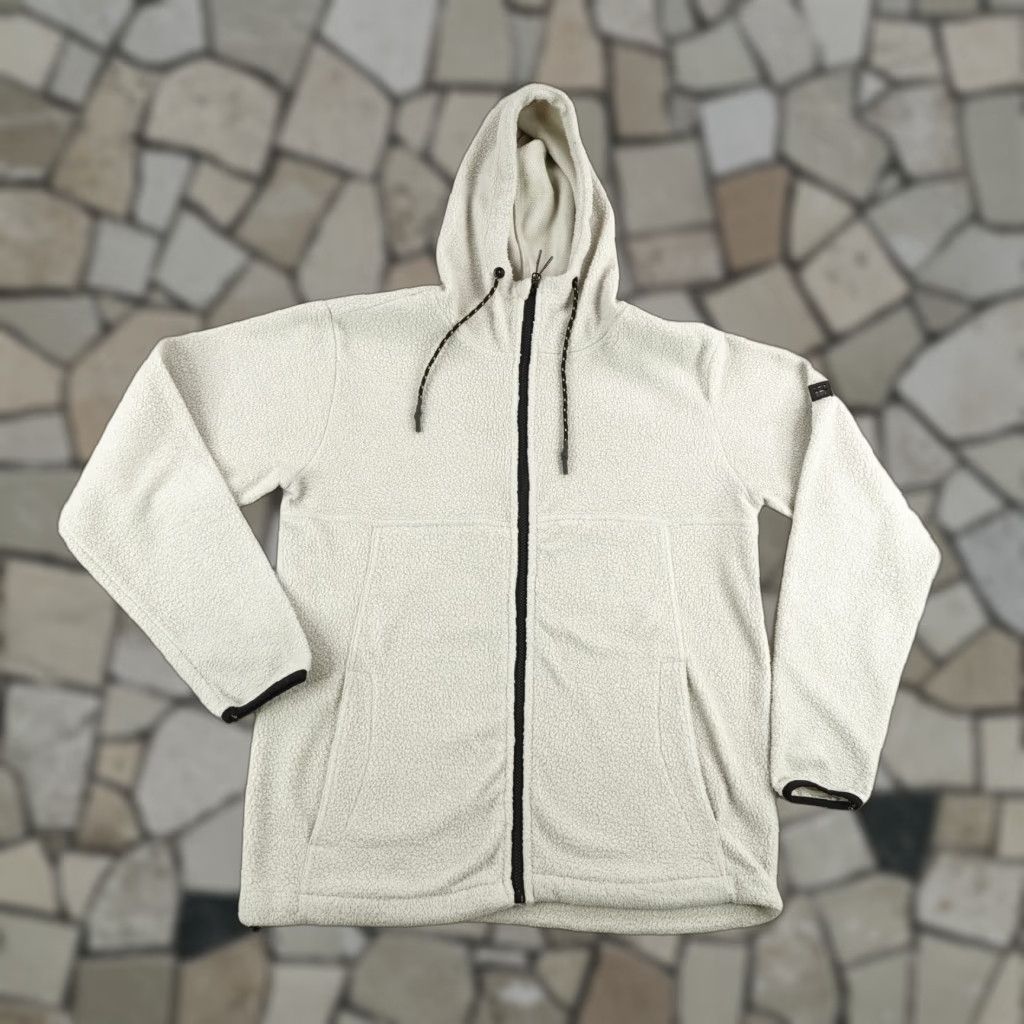 Billabong Billabong Jacket Mens Medium Gray Sherpa Fleece Adventure Division Hoodie Zip Up Size US M / EU 48-50 / 2 - 1 Thumbnail