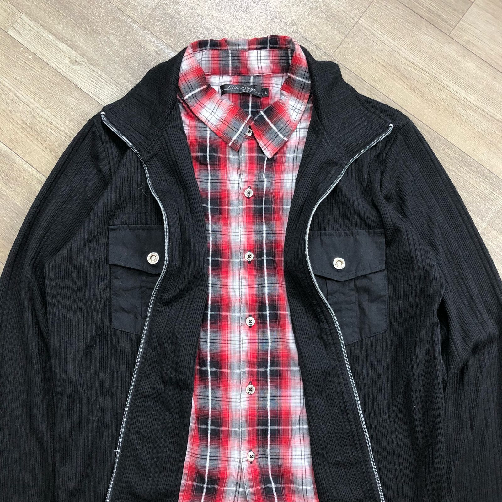 Japanese Brand × Le Grande Bleu (L.G.B.) × Seditionaries Gilevans Double Layer Lgb Goa Grunge Style Jacket Size US L / EU 52-54 / 3 - 4 Thumbnail