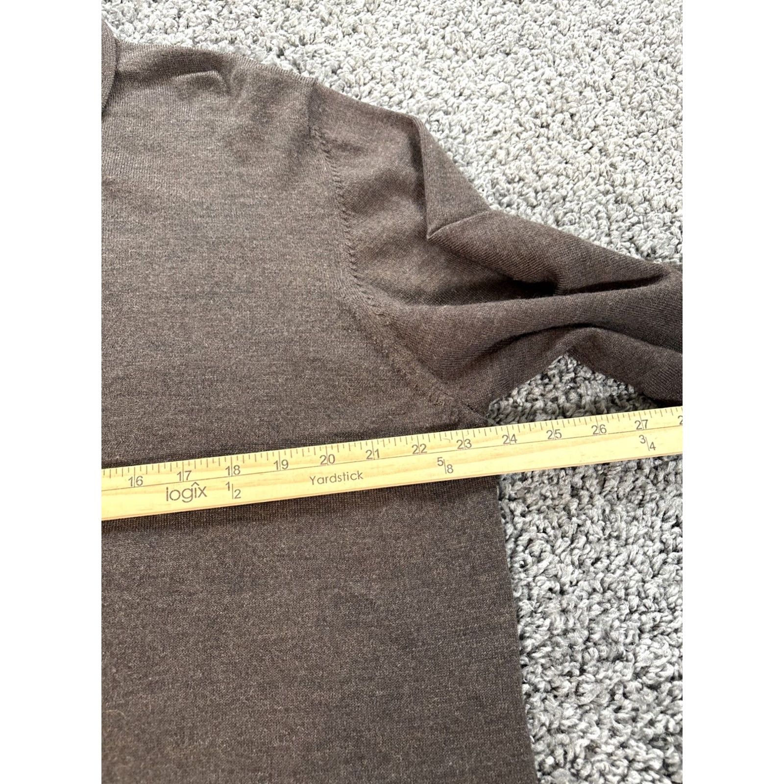 Eddie Bauer Eddie Bauer Sweater Mens XLT Brown Merino Wool Pullover Knit Lightweight Men’s Size XLT Short Details: Collared Neck Size US XL / EU 56 / 4 - 3 Thumbnail