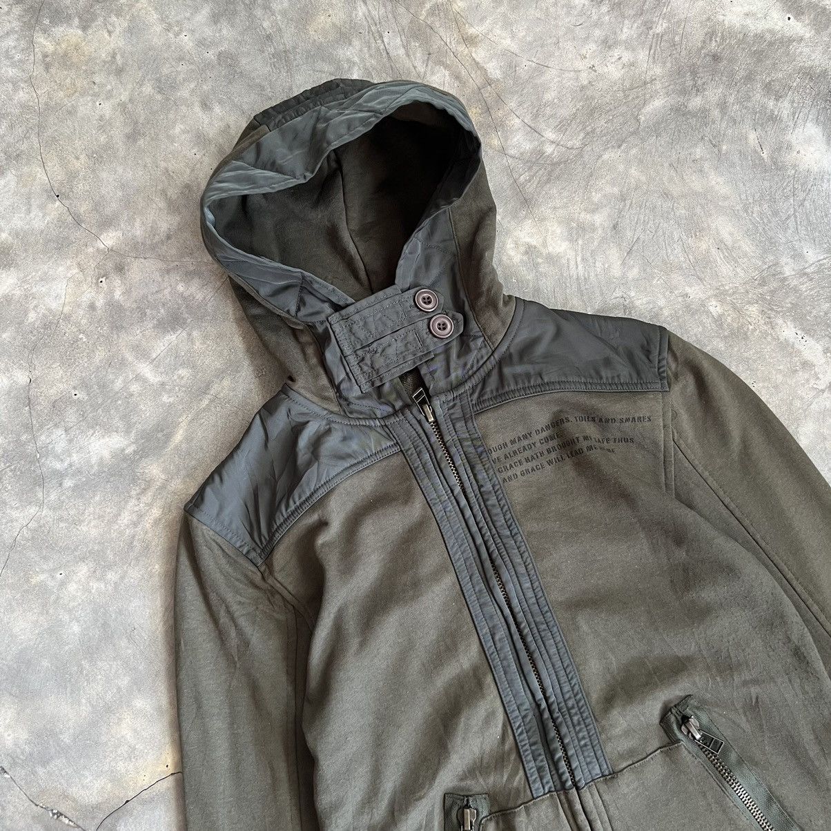 Japanese Brand 2000s Jack Rose LGB Style Luv Poem Zip Up Hoodie Size US M / EU 48-50 / 2 - 3 Thumbnail