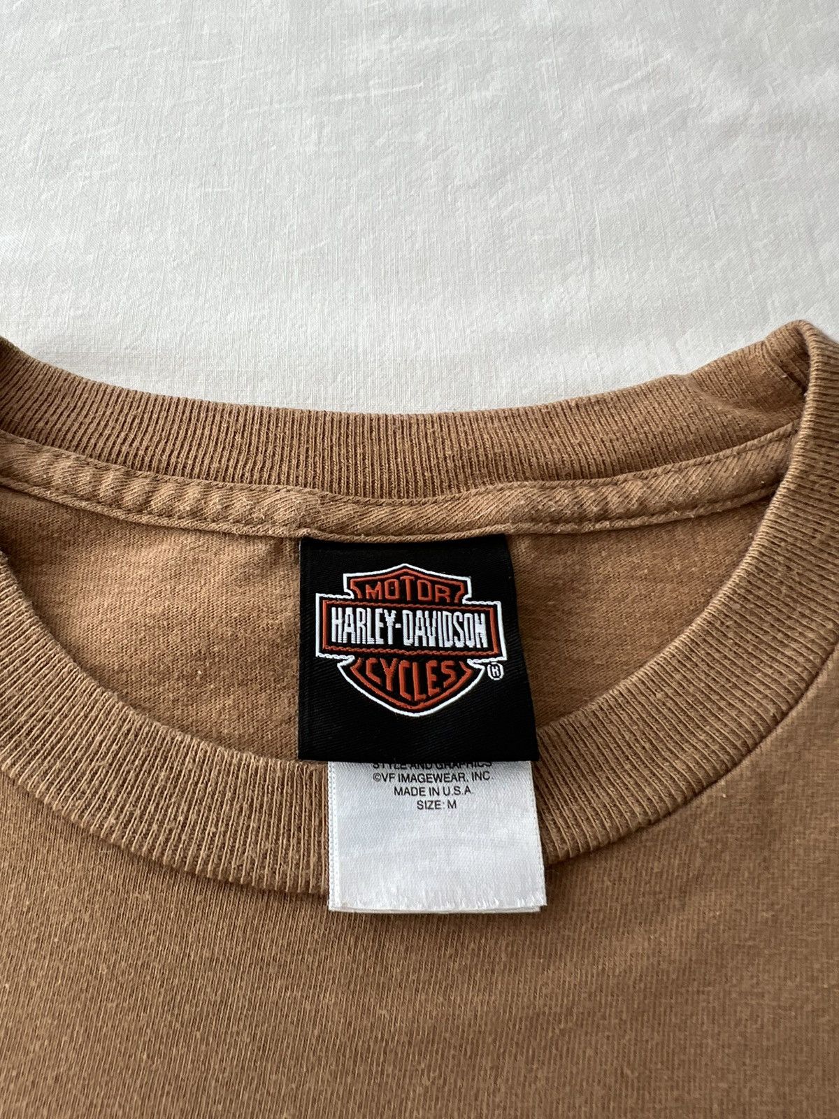 Harley Davidson Vintage 2000s Harley Davidson Eagle Orlando Florida USA Tee Size US M / EU 48-50 / 2 - 10 Thumbnail