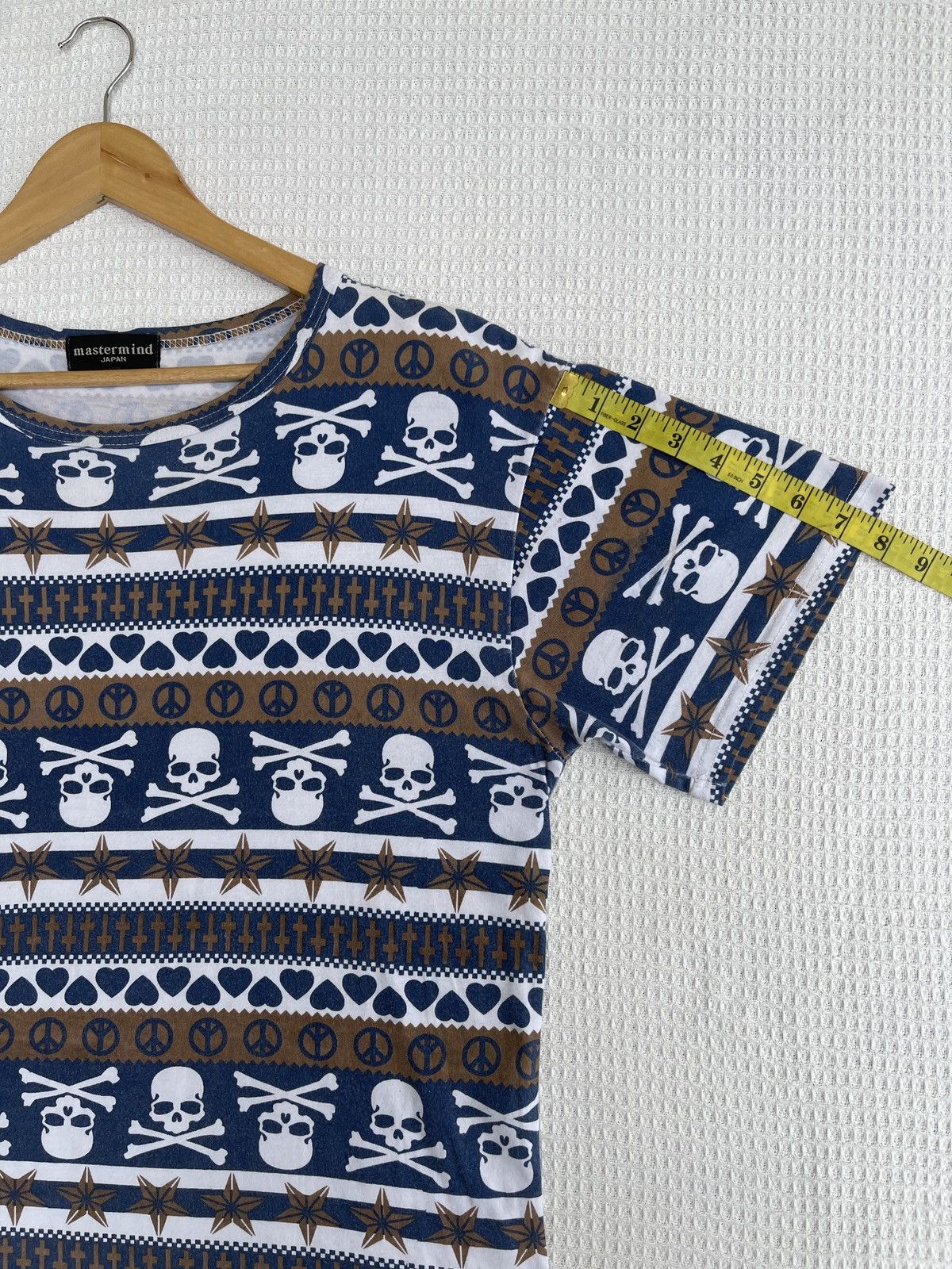 Japanese Brand Last Drop🔥Rare🔥Vintage Mastermind Skull All Over Print Tee Size US L / EU 52-54 / 3 - 13 Thumbnail