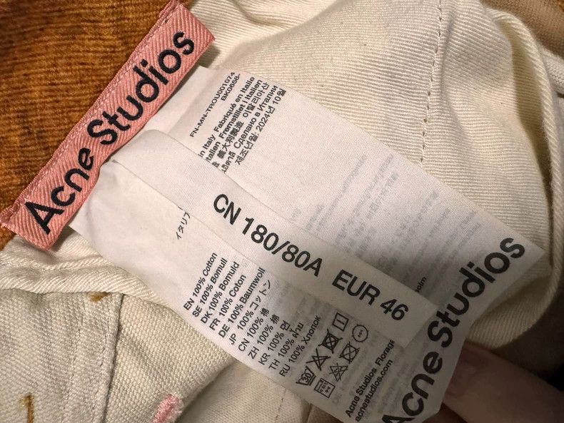 Acne Studios acne studios Brown printed machete jeans 2502-Nextarrow Size US 30 / EU 46 - 7 Thumbnail