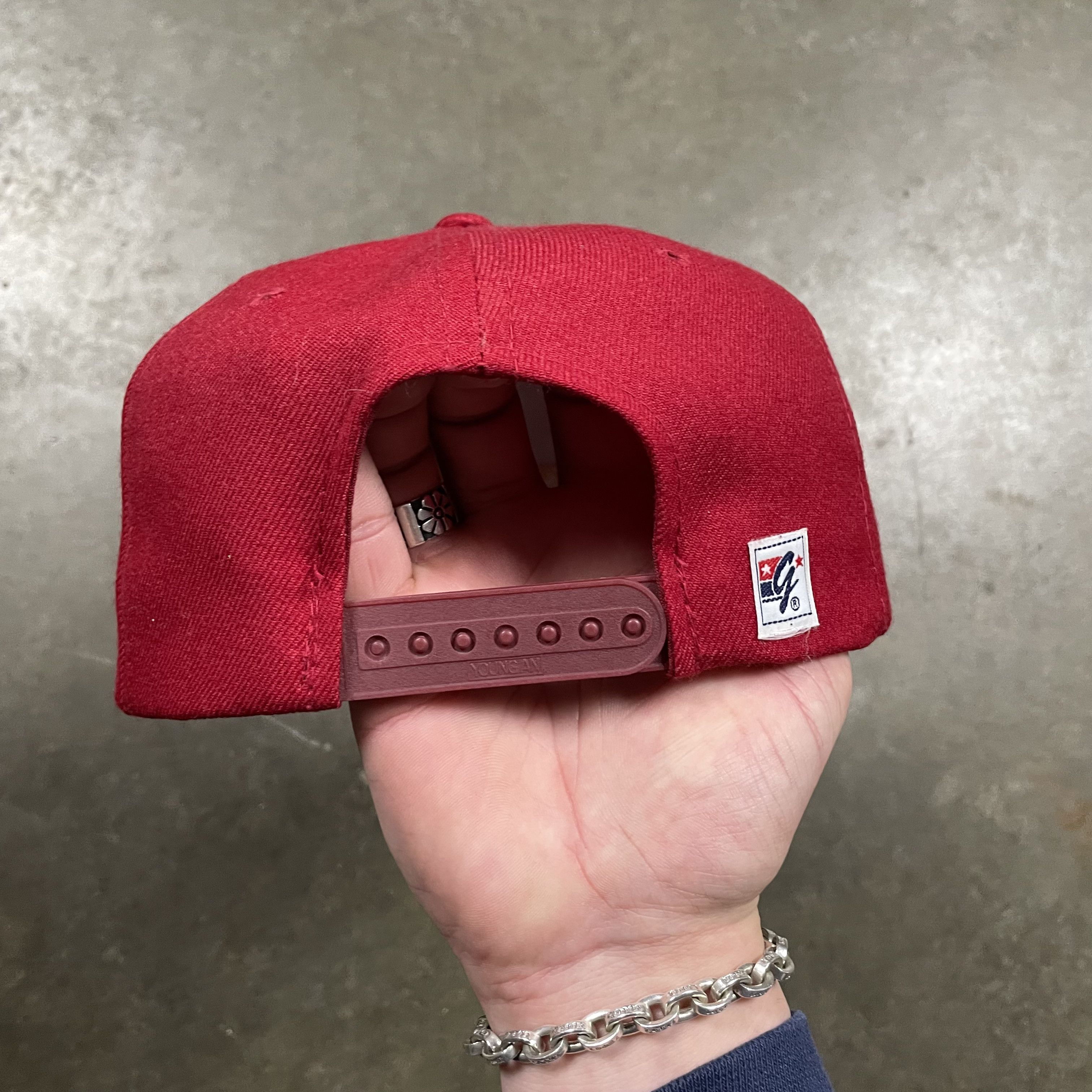 The Game × Vintage Vintage Iowa State Cyclones Script Snapback Hat ISU Patch Size ONE SIZE - 5 Thumbnail