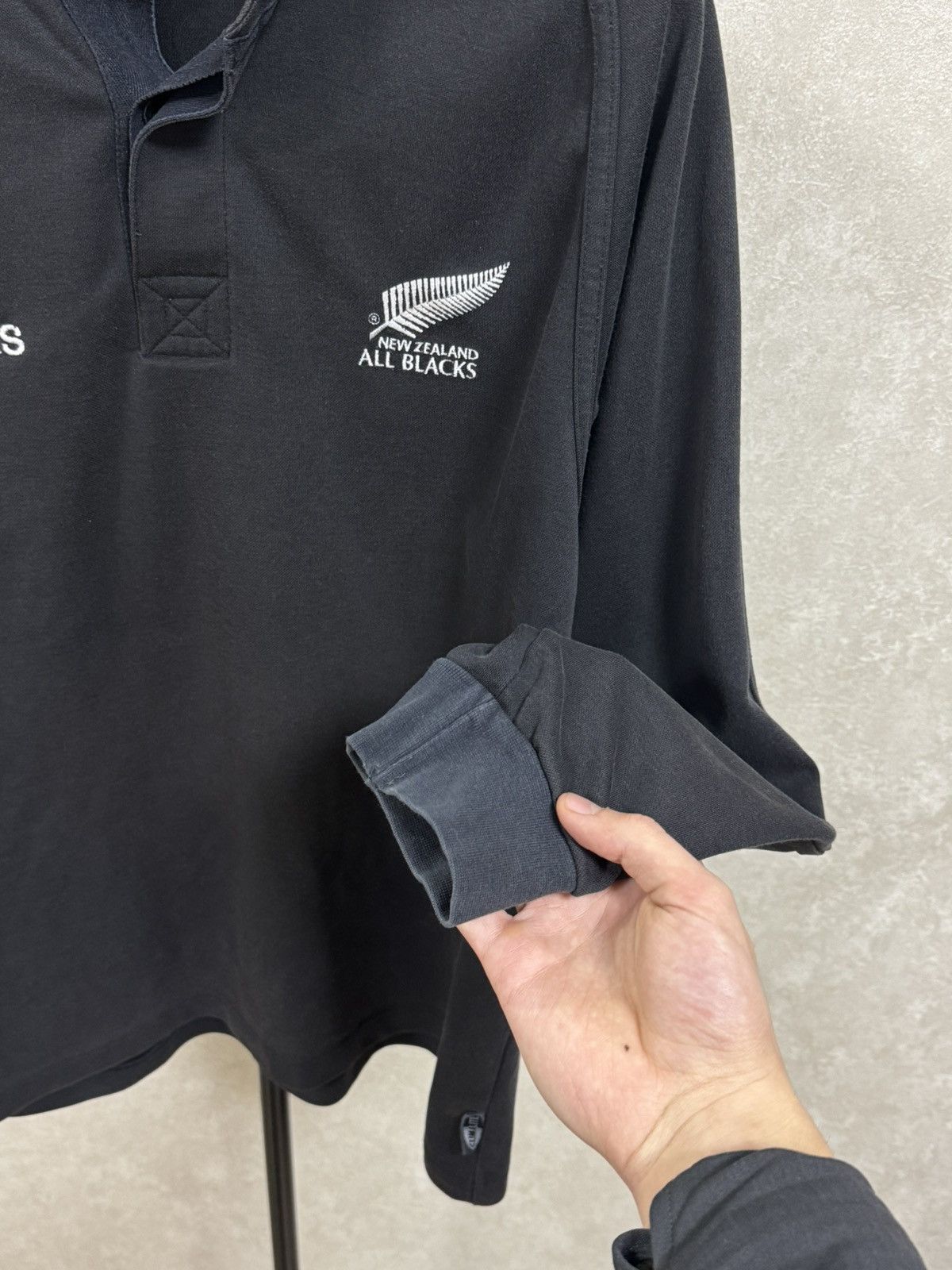 Adidas Rare Vintage Adidas New Zealand All Blacks Rugby Jersey Size US L / EU 52-54 / 3 - 11 Thumbnail