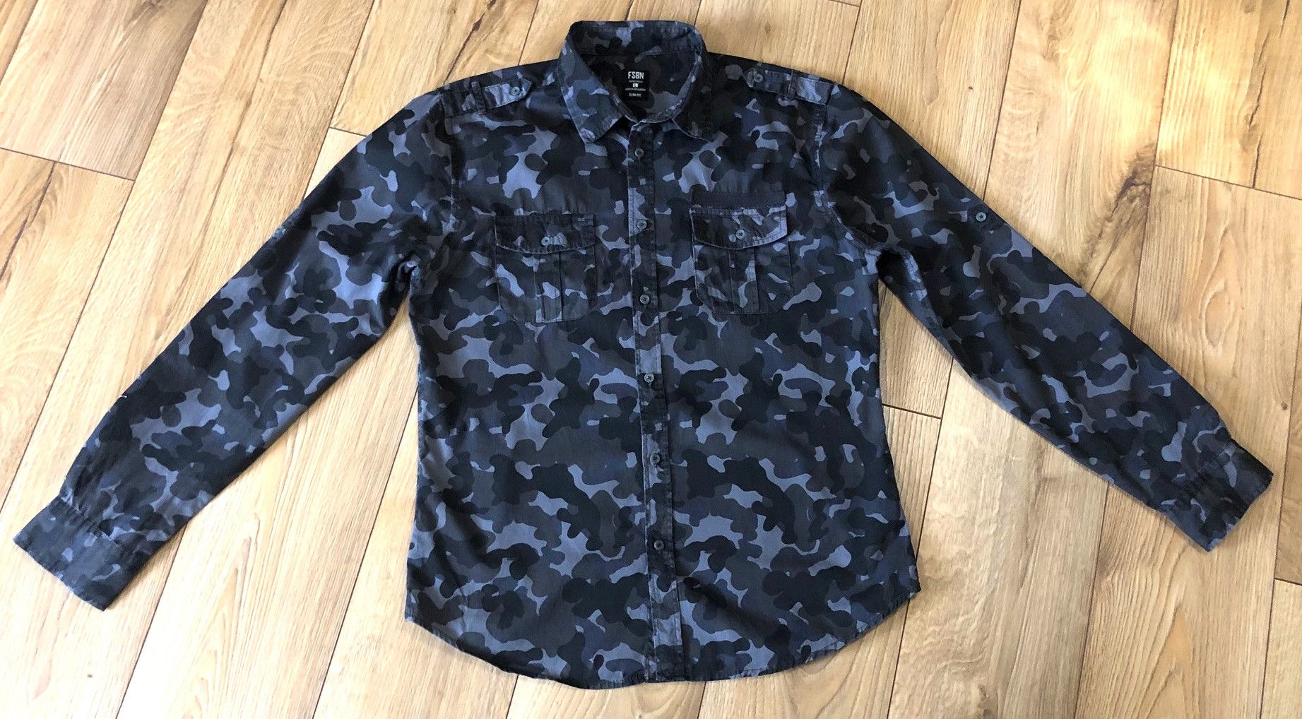 Other Men's shirt camouflage gray size L FSBN Size US L / EU 52-54 / 3 - 1 Thumbnail