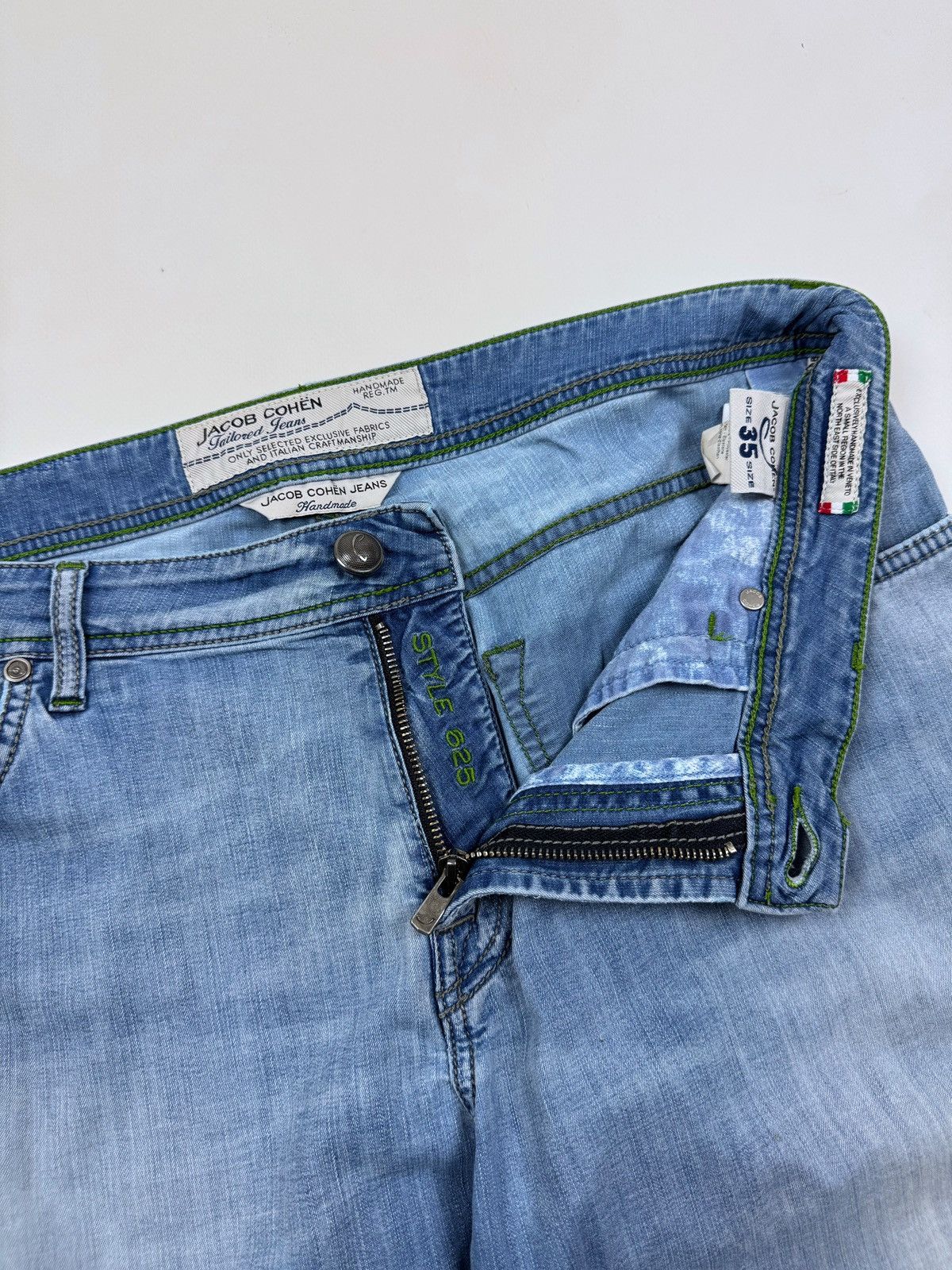Jacob Cohen Distressed Jacob Cohen Lightweight Washed Denim Jeans Pants Size US 35 - 9 Thumbnail