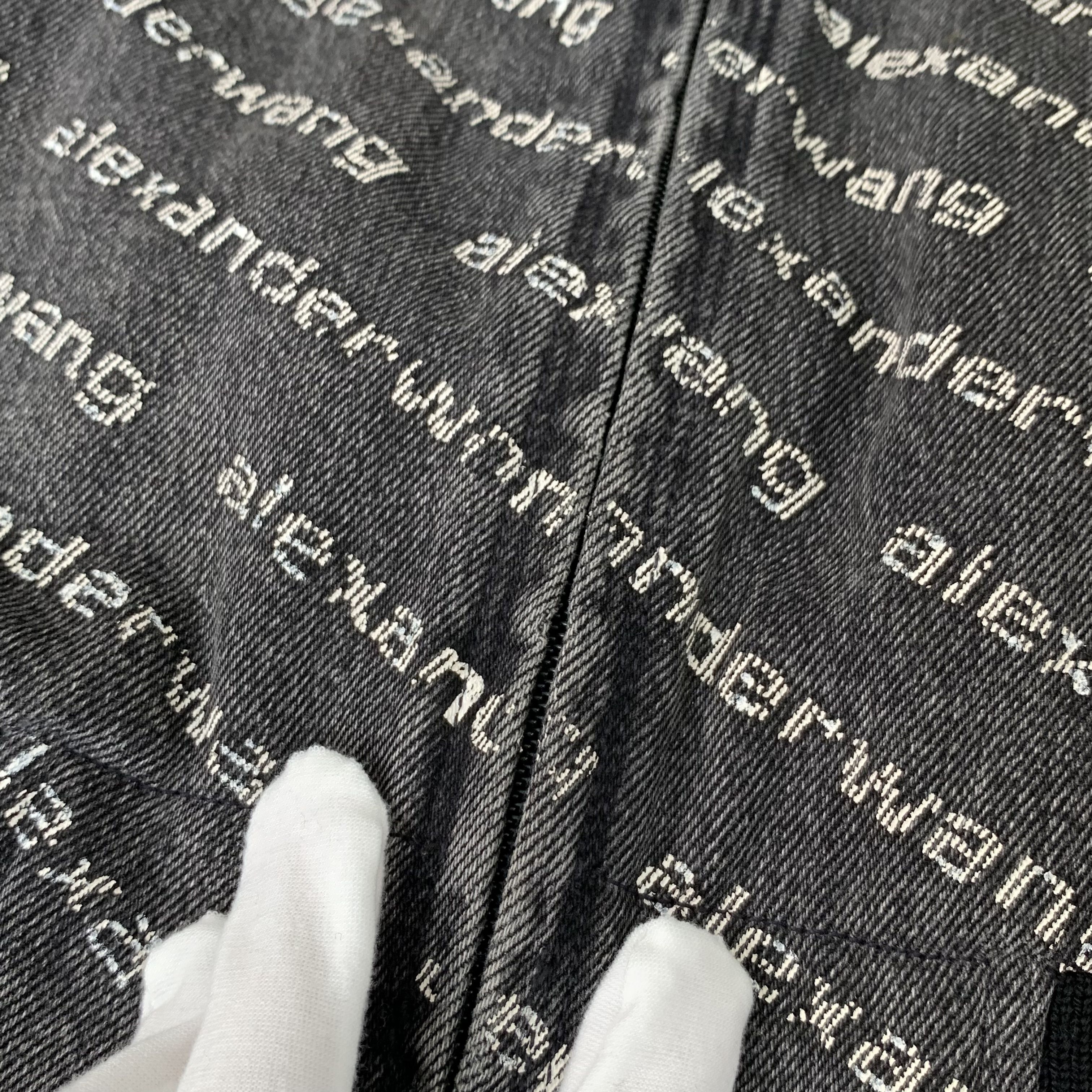 Alexander Wang Alexander Wang Black & Gray Logo Jacket (Size S) Size S / US 4 / IT 40 - 3 Thumbnail