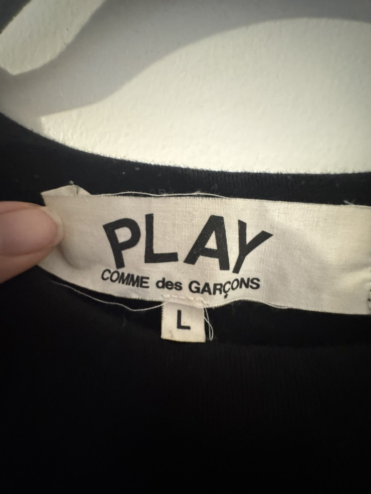 Comme des Garcons PLAY CDG Long Heart TSHIRT Size US L / EU 52-54 / 3 - 3 Thumbnail