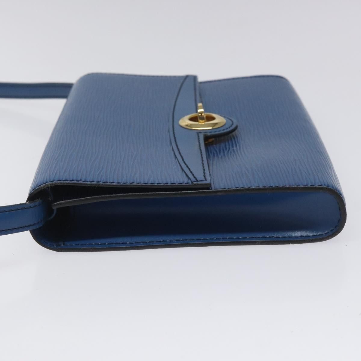 Louis Vuitton LOUIS VUITTON Epi Pochette Arche Shoulder Bag Blue M52575 Size ONE SIZE - 5 Thumbnail
