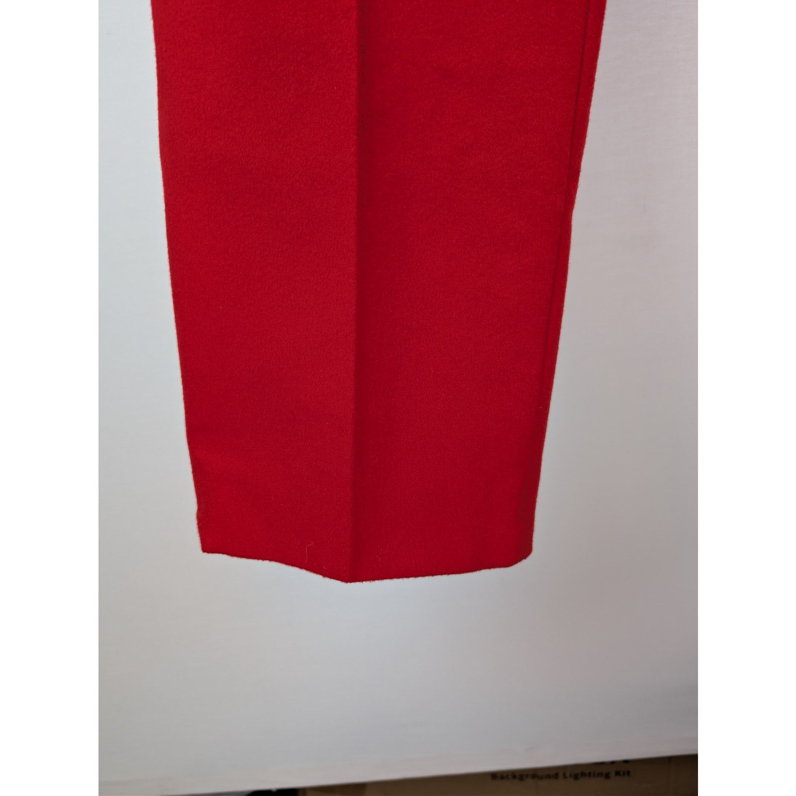 Vetements o1rshd1 High-Waisted Wool Tailored Pants in Red Size US 34 / EU 50 - 8 Thumbnail