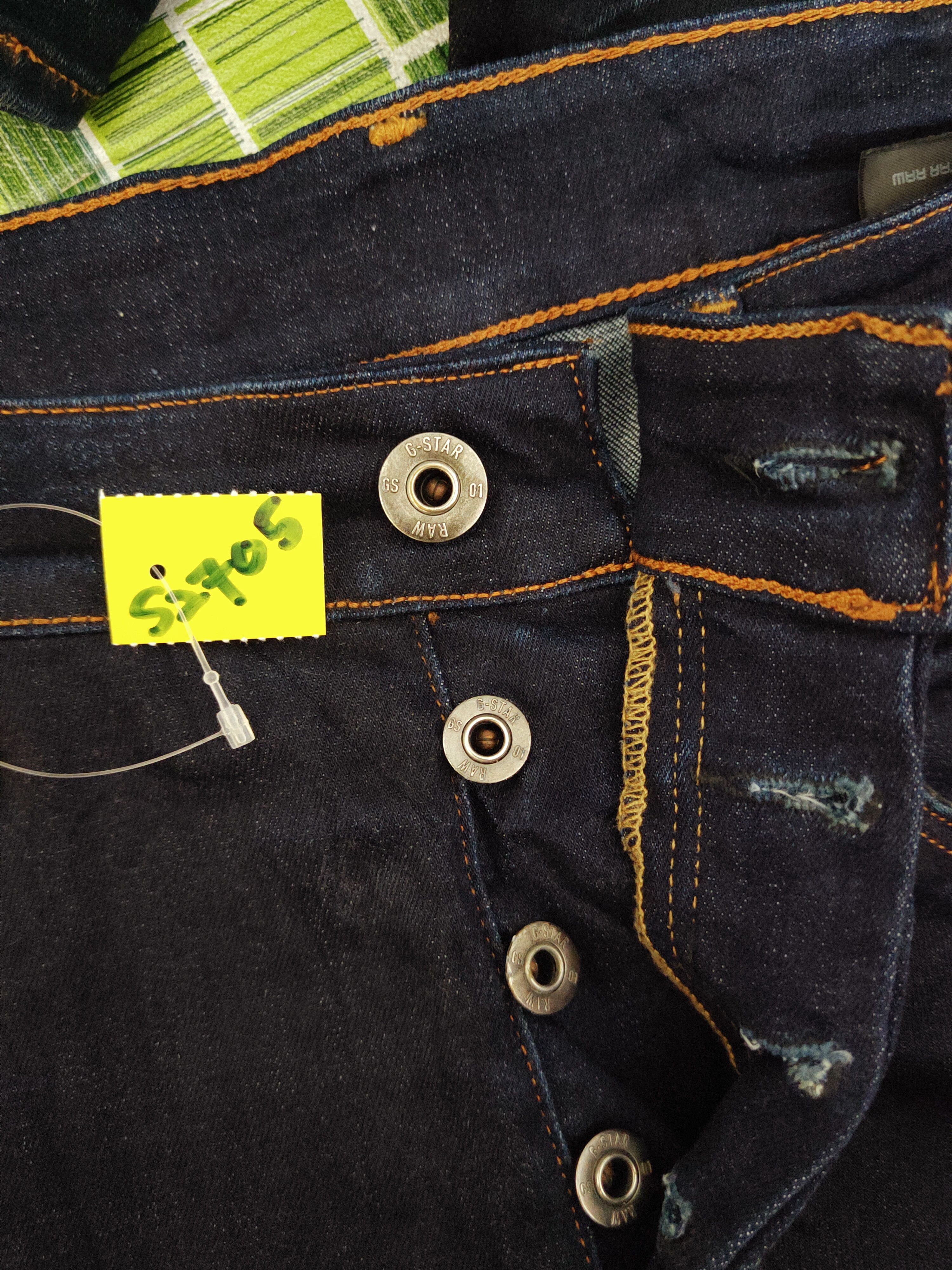 G-Star G-Star Raw Dark Blue Distressed Ripped Jeans #S2705 Size US 30 / EU 46 - 21 Thumbnail