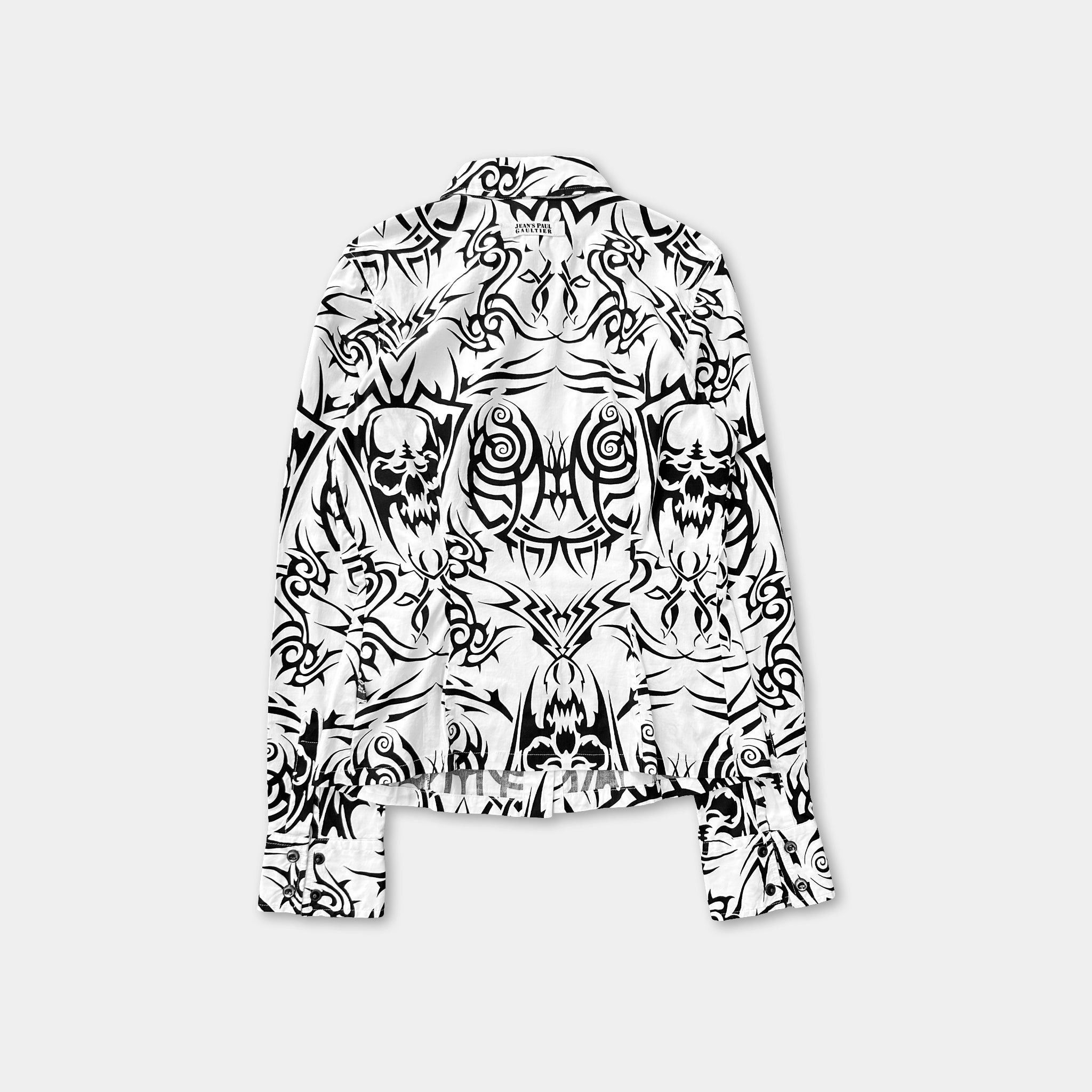 Jean Paul Gaultier Jean Paul Gaultier Tribal Tattoo Shirt Size US S / EU 44-46 / 1 - 3 Thumbnail