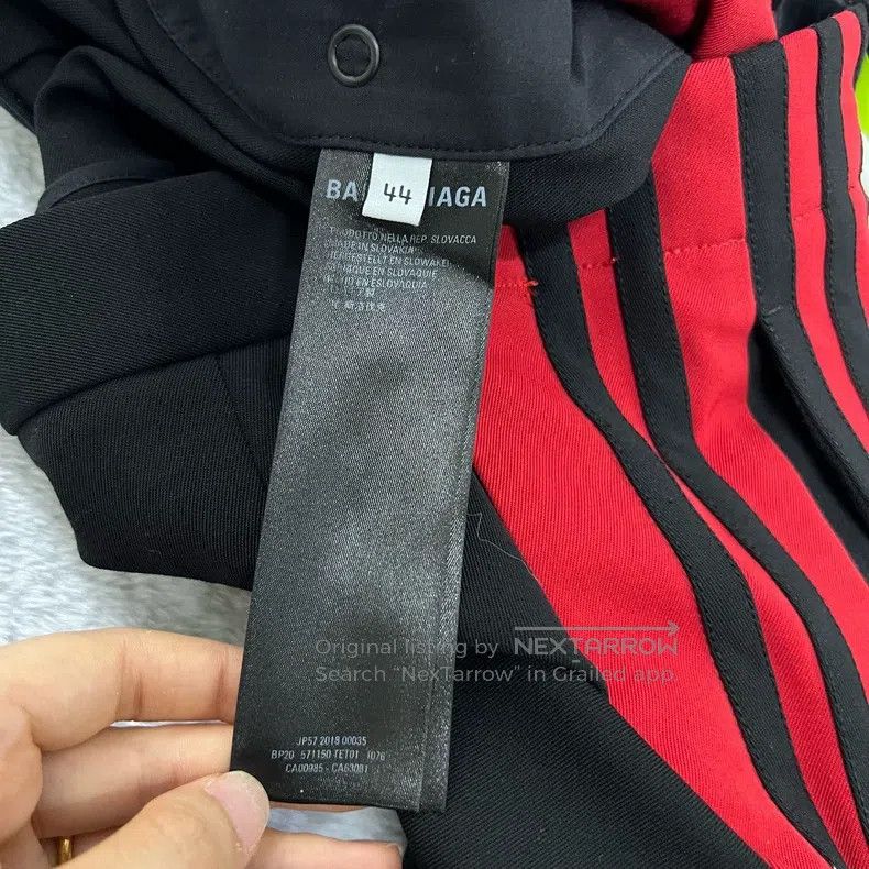 Balenciaga Balenciaga Side Striped Straight Leg Pants Size US 28 / EU 44 - 5 Thumbnail
