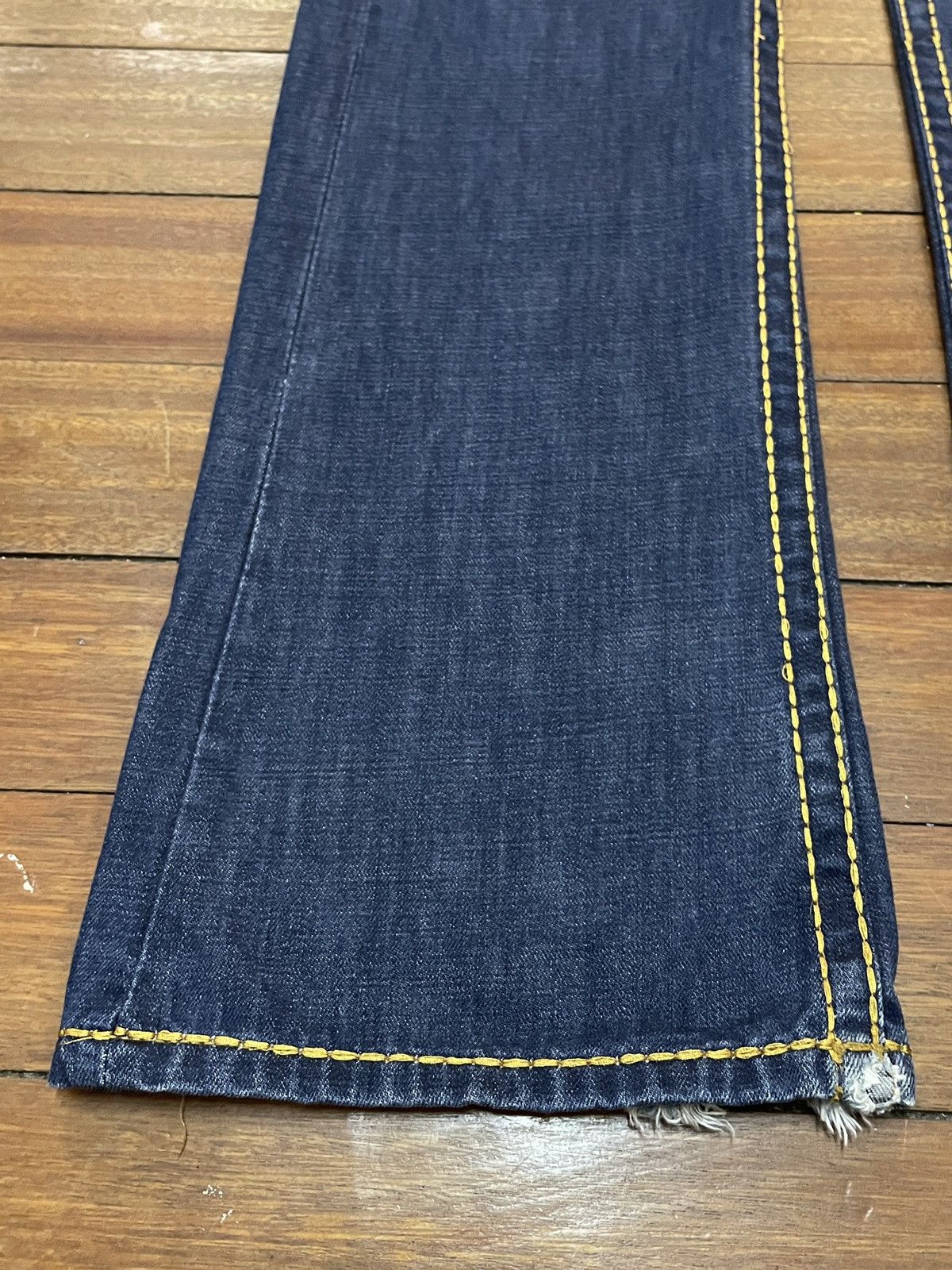 Other Rare Design Vintage Brand True Religion Flared Jeans 1990s Size US 33 - 5 Thumbnail