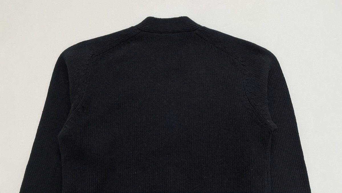 Prada A/W 09 Black Wool ‘Ribbed Chevron’ Cardigan Size US M / EU 48-50 / 2 - 13 Thumbnail