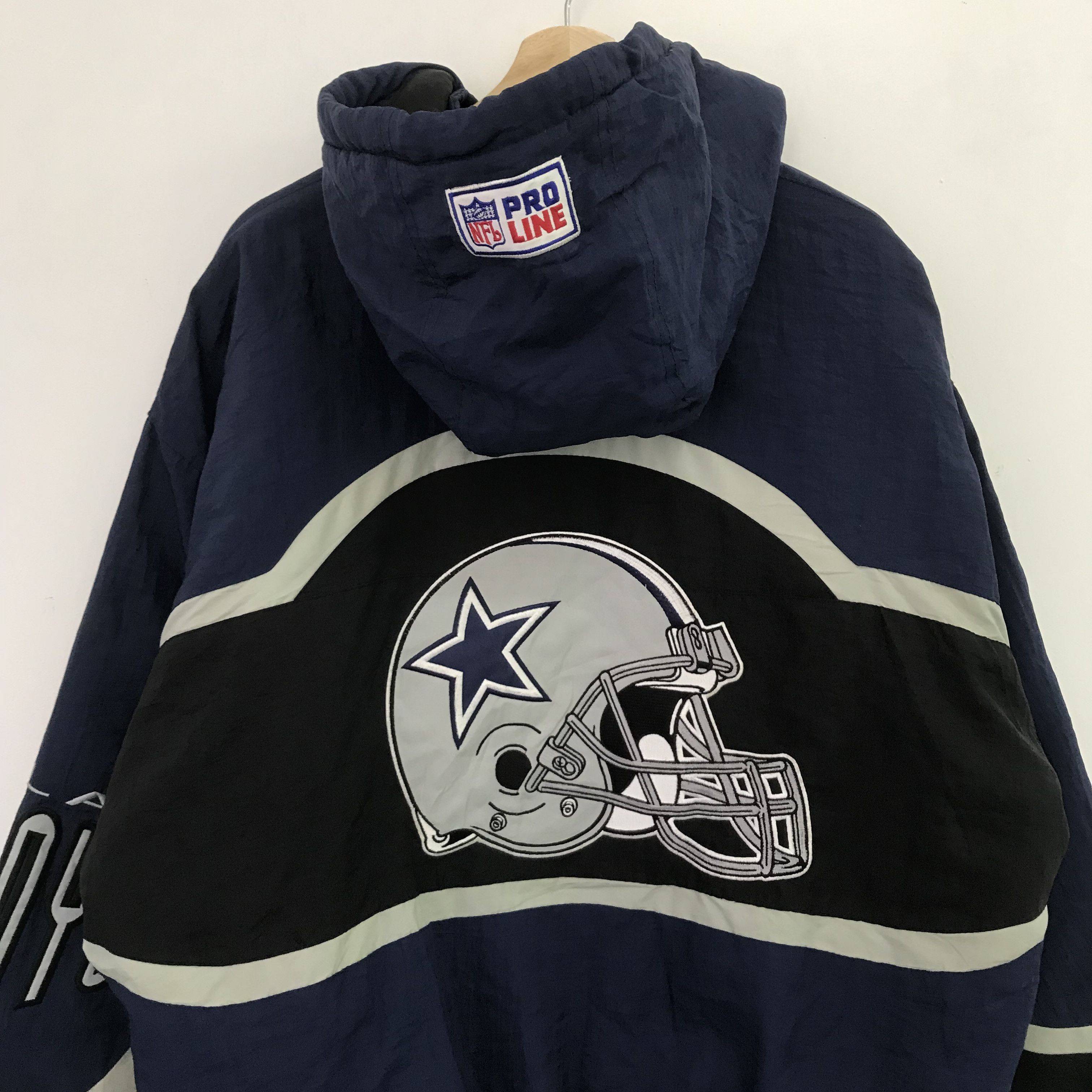 NFL Vintage 90s Dallas Cowboys NFL Bomber Jacket Football Size US L / EU 52-54 / 3 - 6 Thumbnail