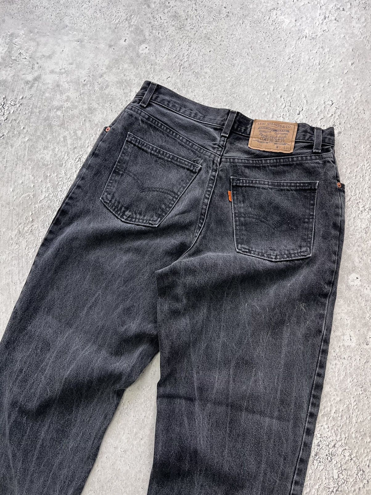 Levi's Vintage Clothing × Vintage Vintage WASHED 90s USA LEVIS BAGGY CARPENER PANTS SILVER TAB Size US 32 / EU 48 - 3 Thumbnail