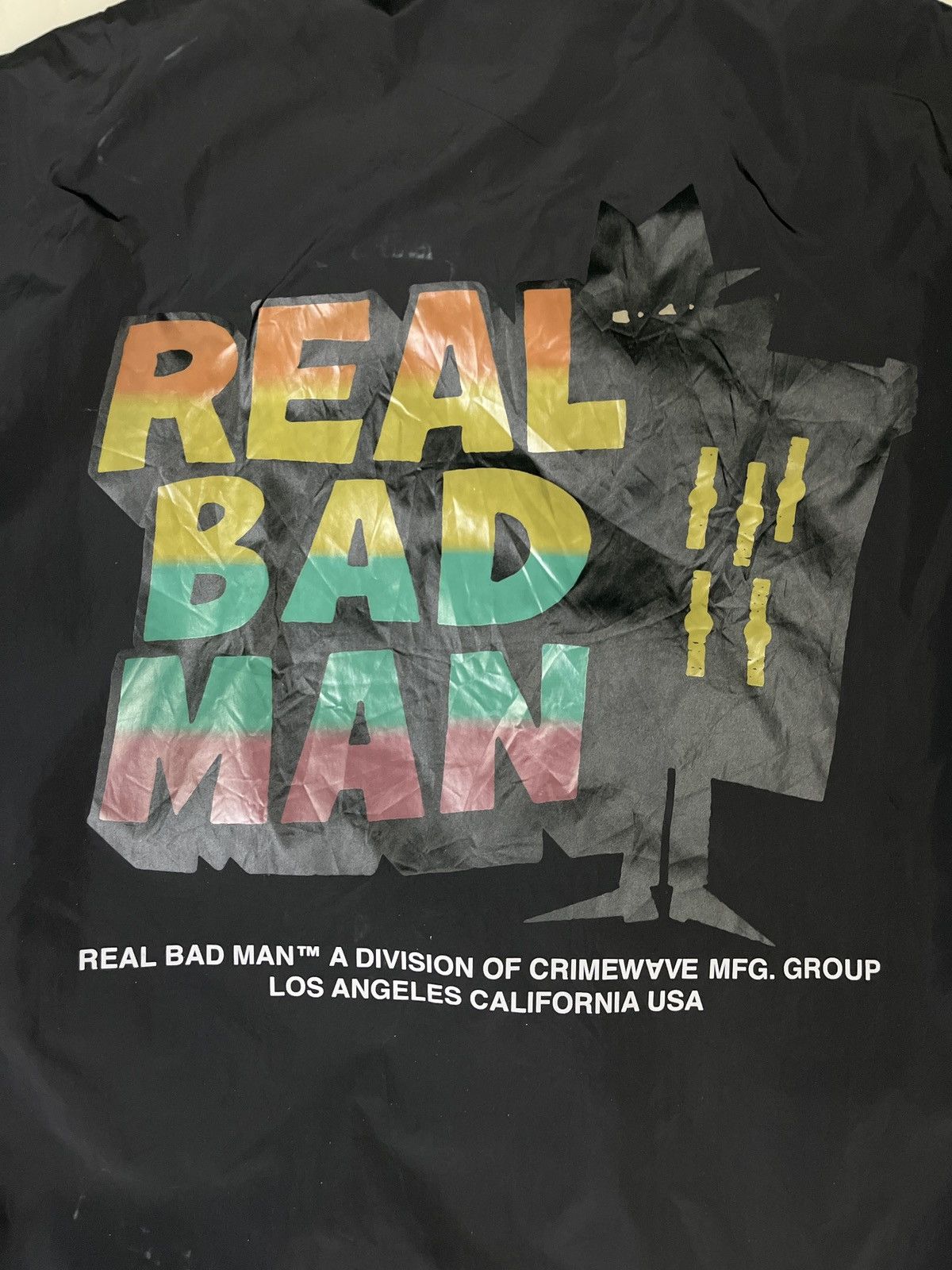 Real Bad Man A Division of Crimewave Mfg Group Coach Jacket Size US XL / EU 56 / 4 - 7 Thumbnail