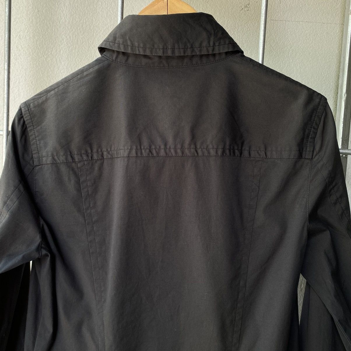 Courreges Courreges Black Fitted Elegant Collar Shirt Size XS / US 0-2 / IT 36-38 - 5 Thumbnail