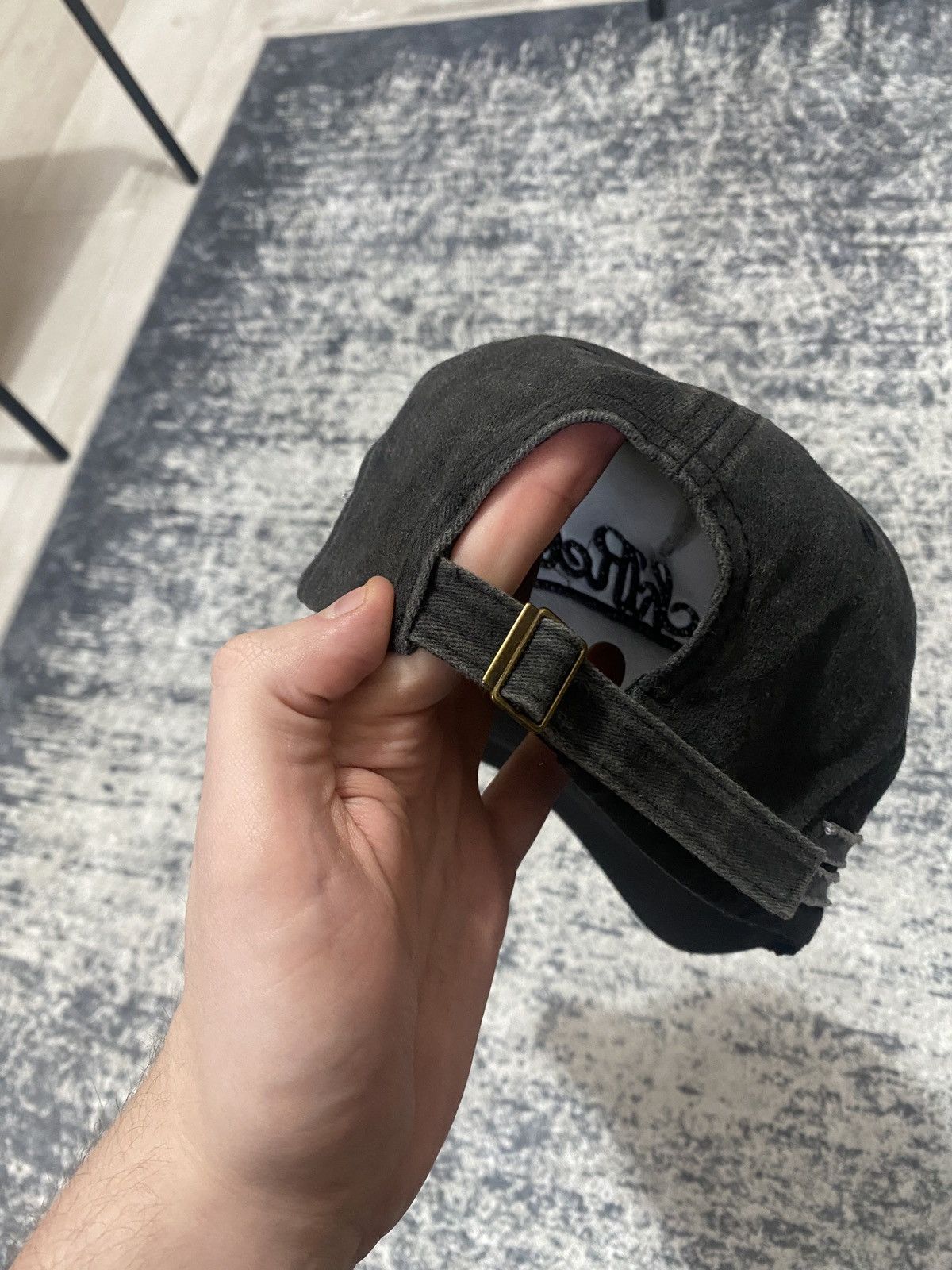 Cowboy Equipment × Vintage Black rabel Indian dakota distressed cap Size ONE SIZE - 4 Thumbnail