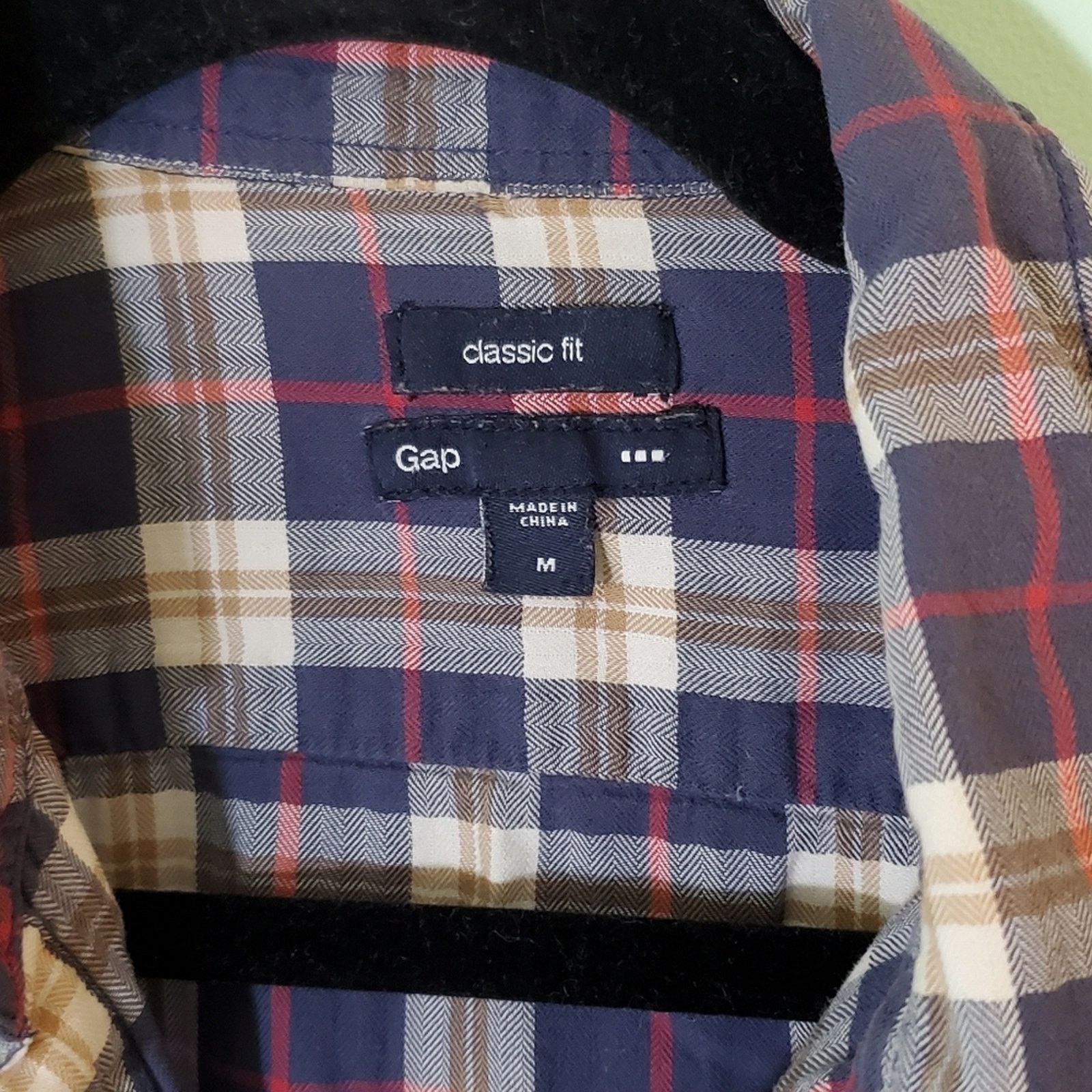 Gap GAP Classic Fit Countryside Plaid Casual Button-Down Shirt Size US M / EU 48-50 / 2 - 10 Thumbnail
