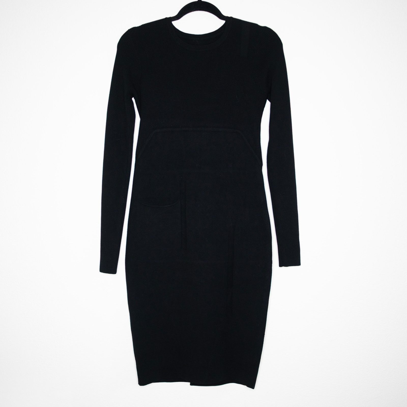 Rick Owens RICK OWENS Black Scarpa Pocket Dress Size M / US 6-8 / IT 42-44 - 3 Thumbnail