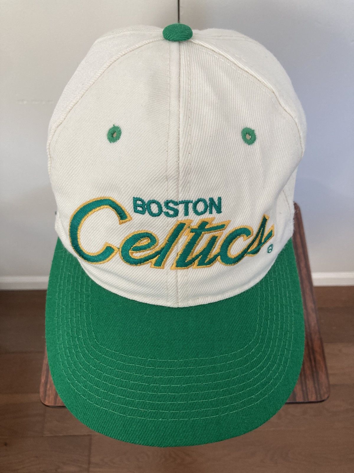 NBA BOSTON CELTICS SPORTS SPECIALTIES SCRIPT SNAPBACK HAT CAP Size ONE SIZE - 3 Thumbnail