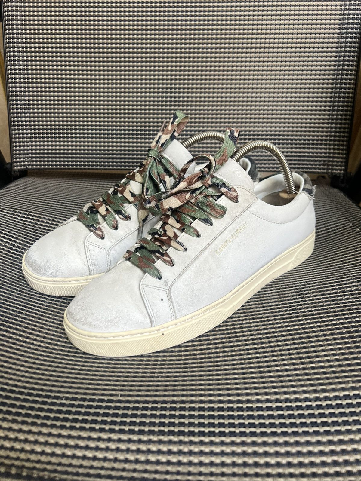 Saint Laurent Paris Saint Laurent Andy Camo Size US 6 / EU 39 - 3 Thumbnail