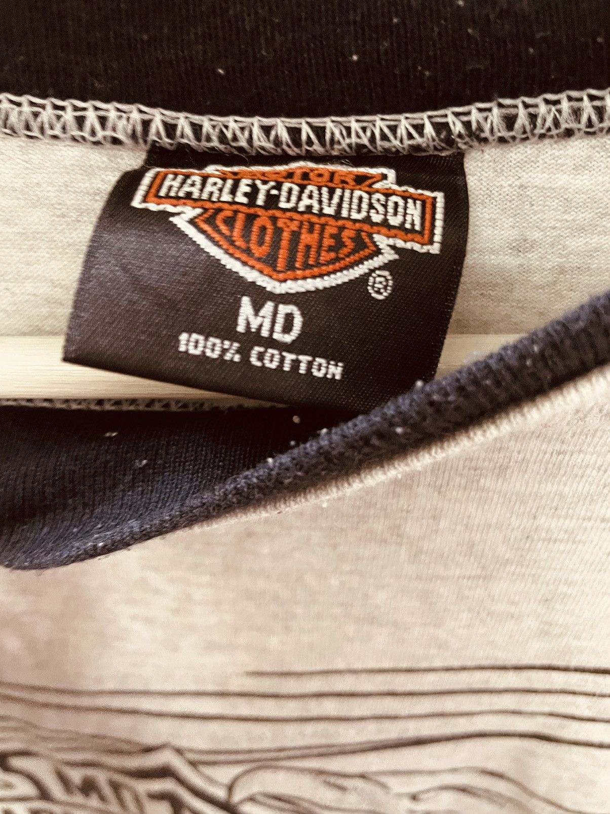 Harley Davidson × Vintage Vintage Y2K Harley Davidson Tee Size US M / EU 48-50 / 2 - 2 Thumbnail