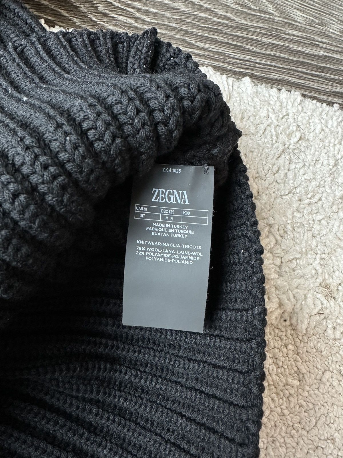 Ermenegildo Zegna Zegna Wool Sweater Pullover 3/4 quarter zip Size US M / EU 48-50 / 2 - 8 Thumbnail