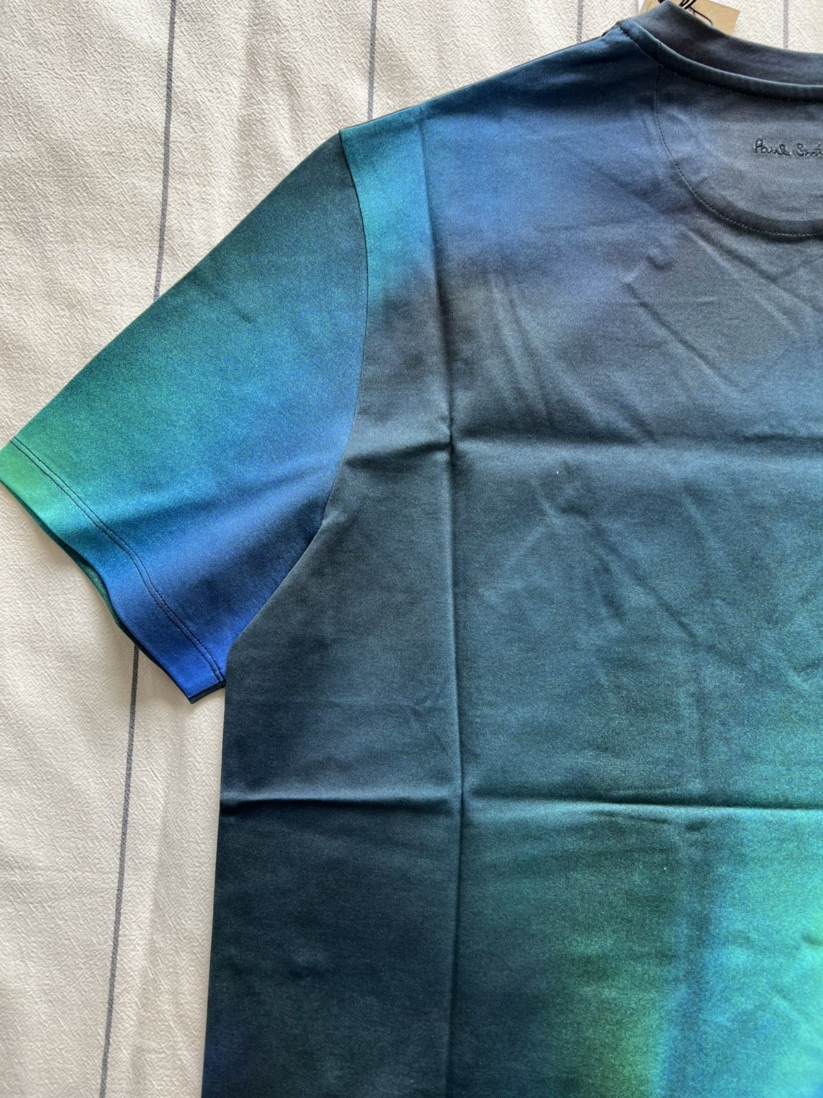 Paul Smith Paul Smith Blue Torch Light Cotton T-Shirt Size US L / EU 52-54 / 3 - 10 Thumbnail