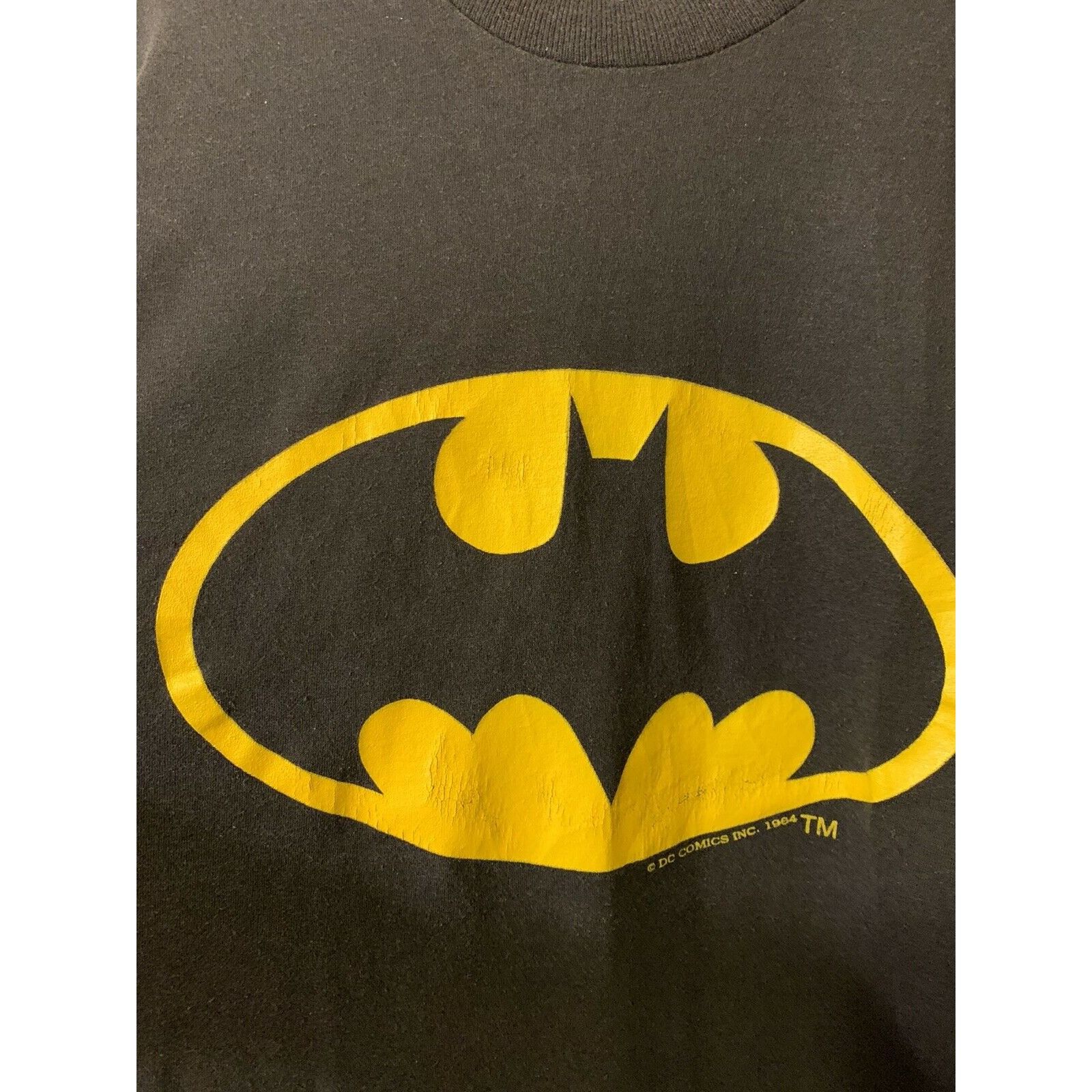 Vtg 80’s Batman Logo DC Movie Promo dc comics Mens XL
