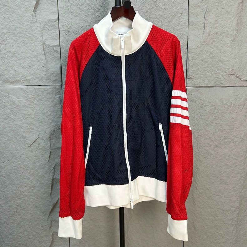 Thom Browne Thom Browne size3 Clash mesh jacket Size US L / EU 52-54 / 3 - 1 Thumbnail