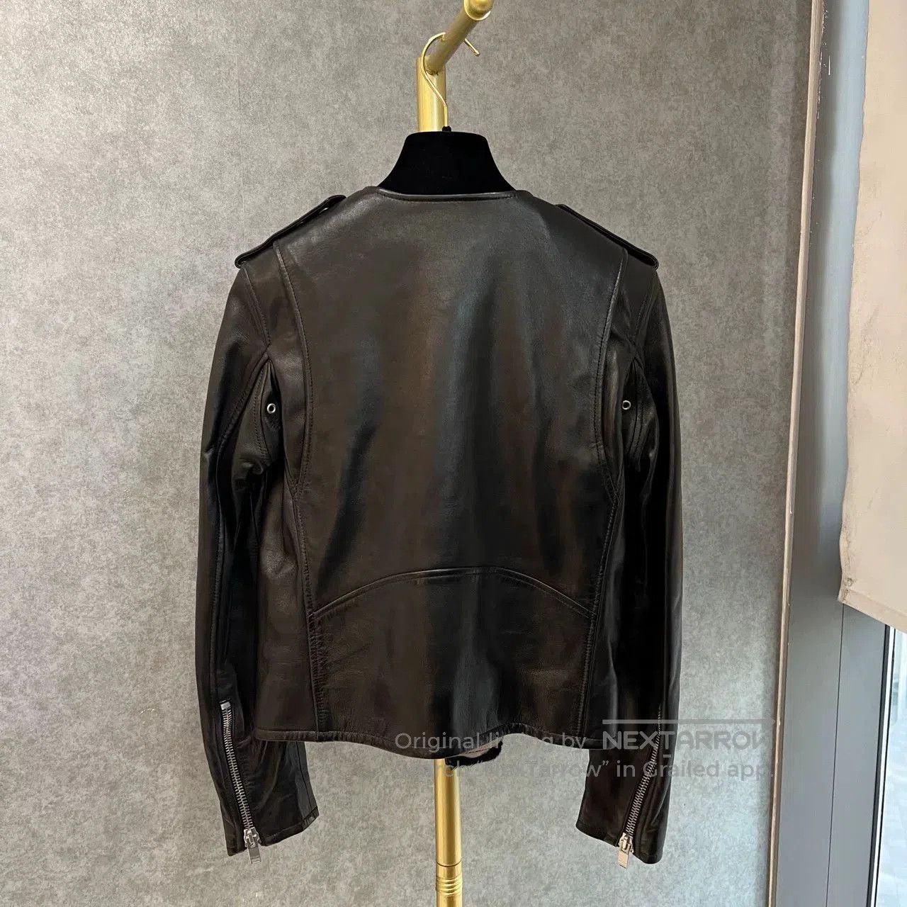 Saint Laurent Paris Saint Laurent Black Leather Jacket. Size XS / US 0-2 / IT 36-38 - 2 Thumbnail